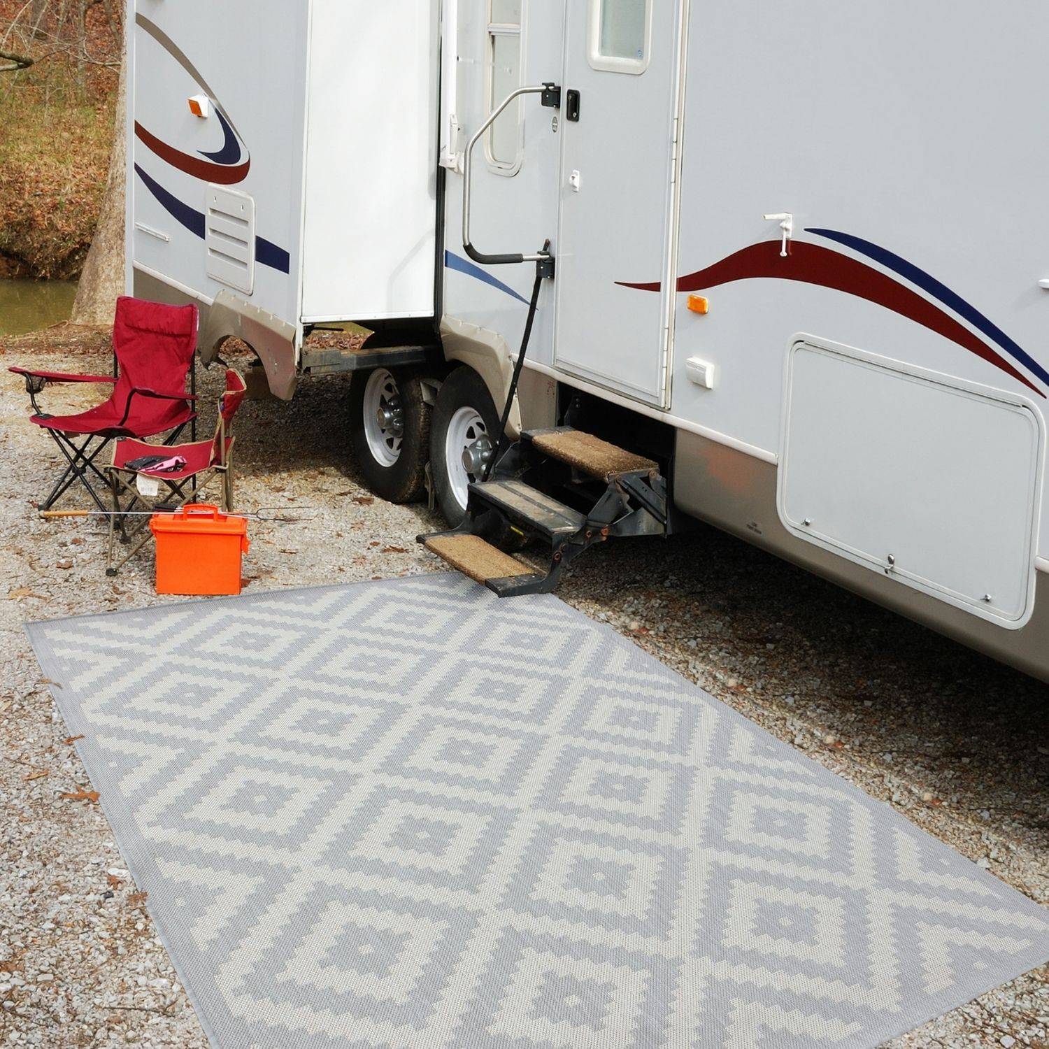 Ecology Outdoor Rug Grey | 100g - Image 9