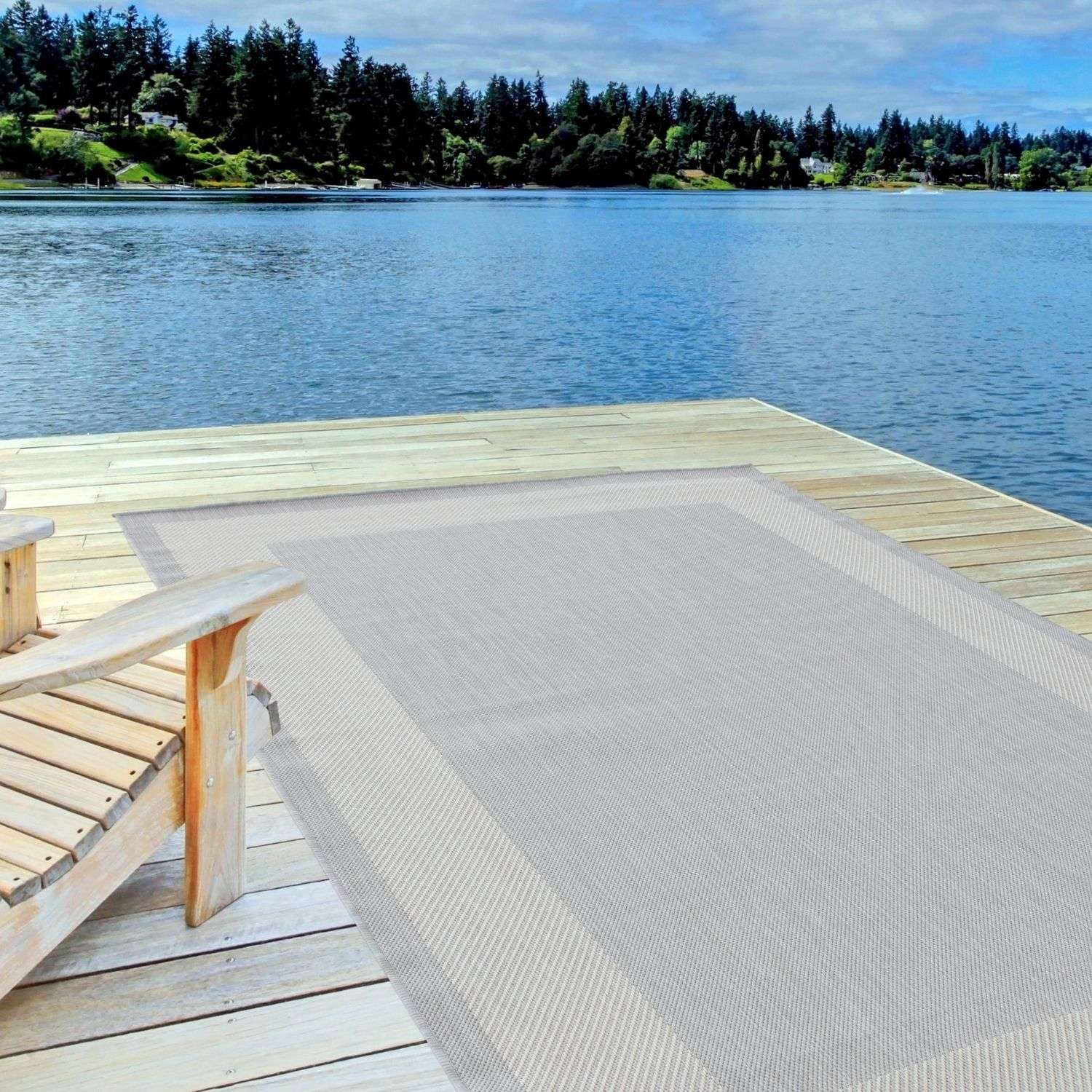 Ecology Outdoor Rug Grey | 200g - Image 7