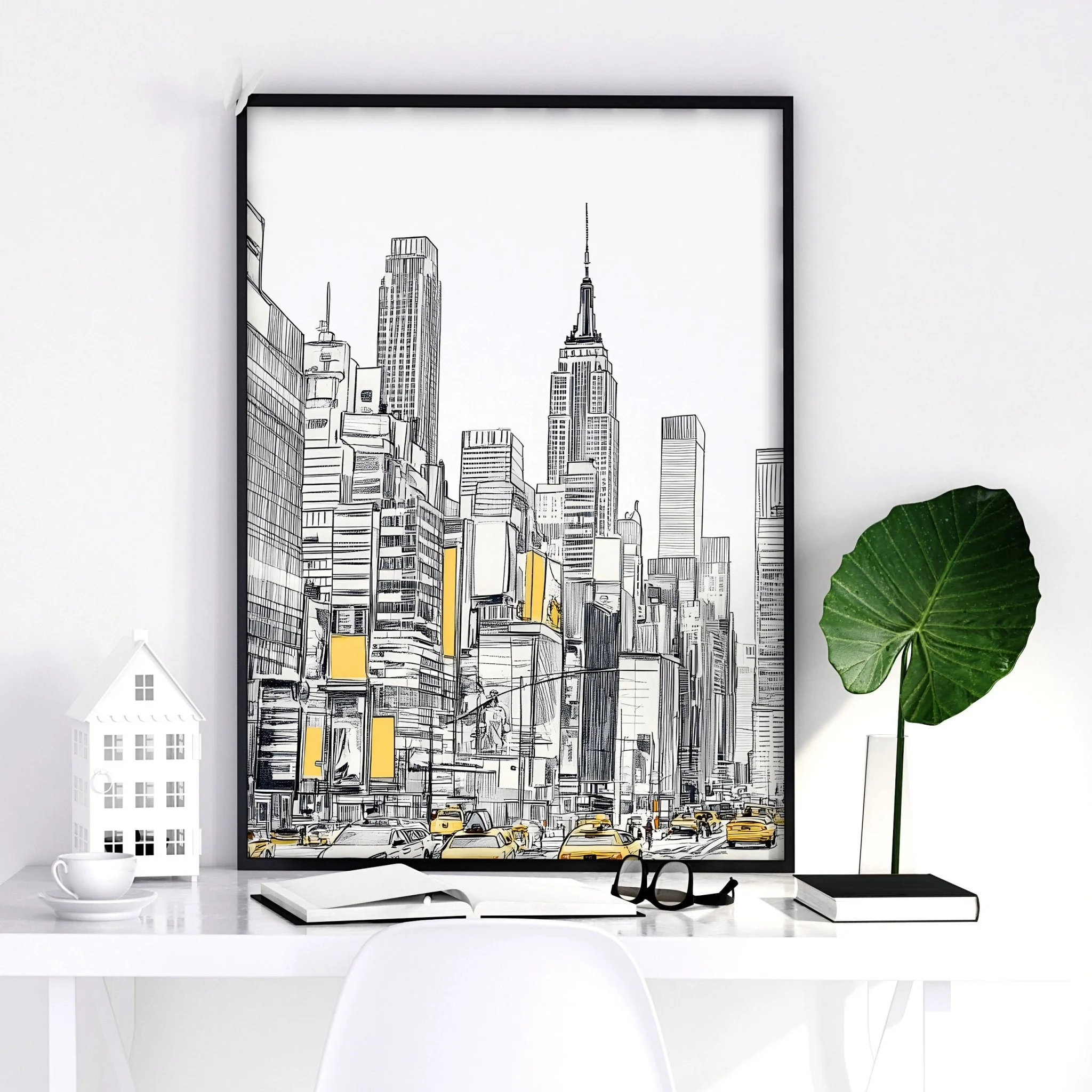 Extra Large Posters For Walls | Set of 2 Urban Skyscrapers Wall art Prints - Image 9