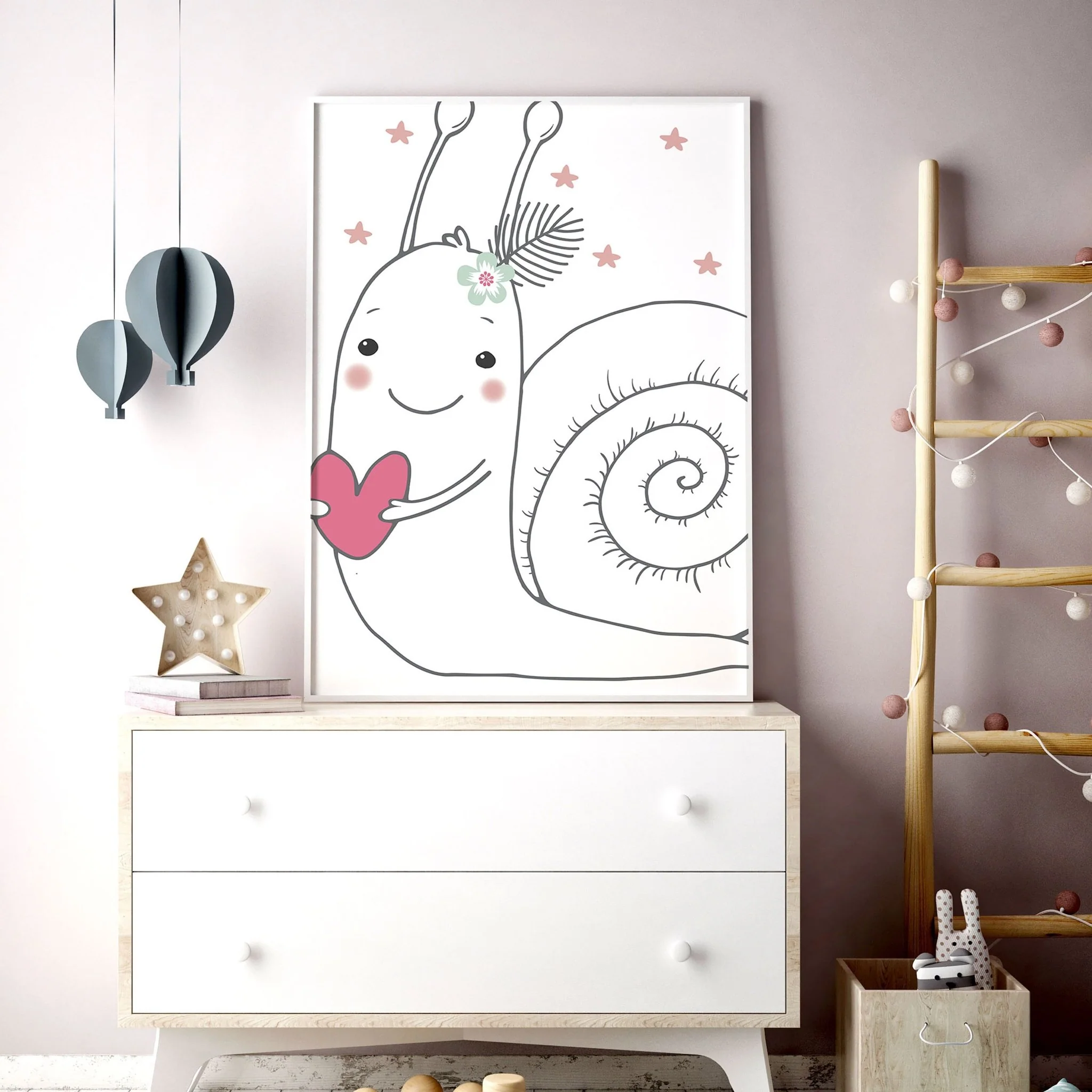 Unicorn name Wall art for Nursery - Image 5