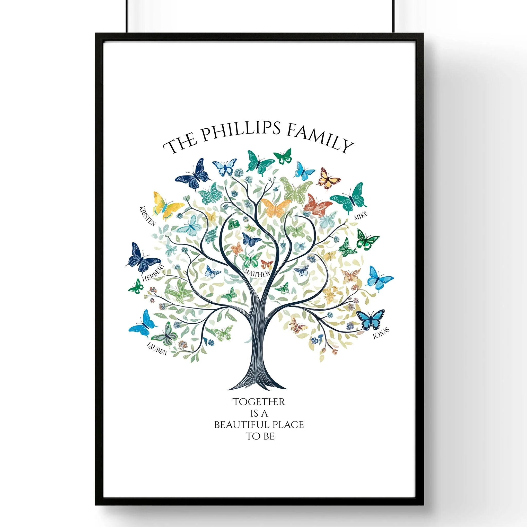 Family Tree Art | Set of 1 Botanical Wall art Prints - Image 13