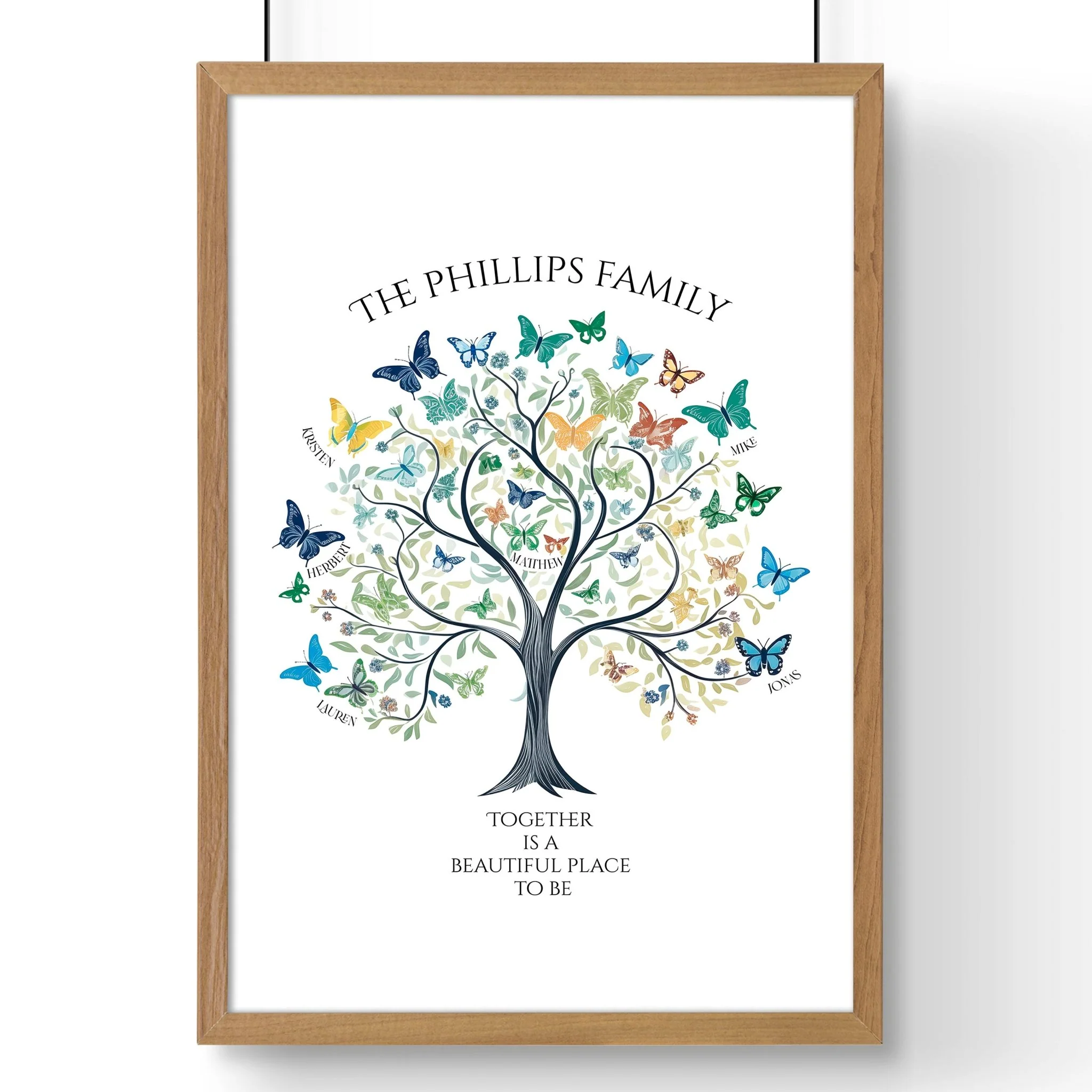 Family Tree Art | Set of 1 Botanical Wall art Prints - Image 14
