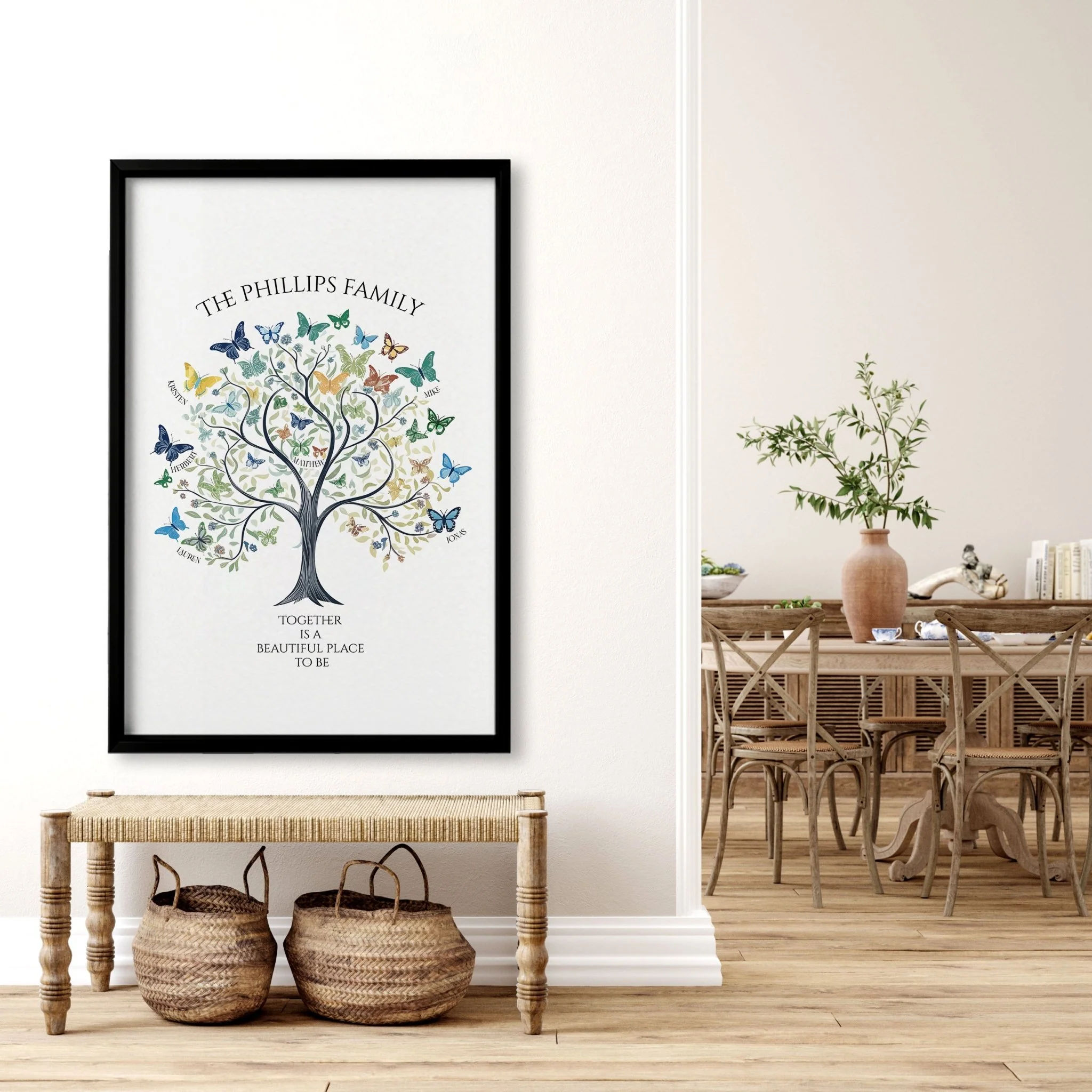 Family Tree Art | Set of 1 Botanical Wall art Prints - Image 9