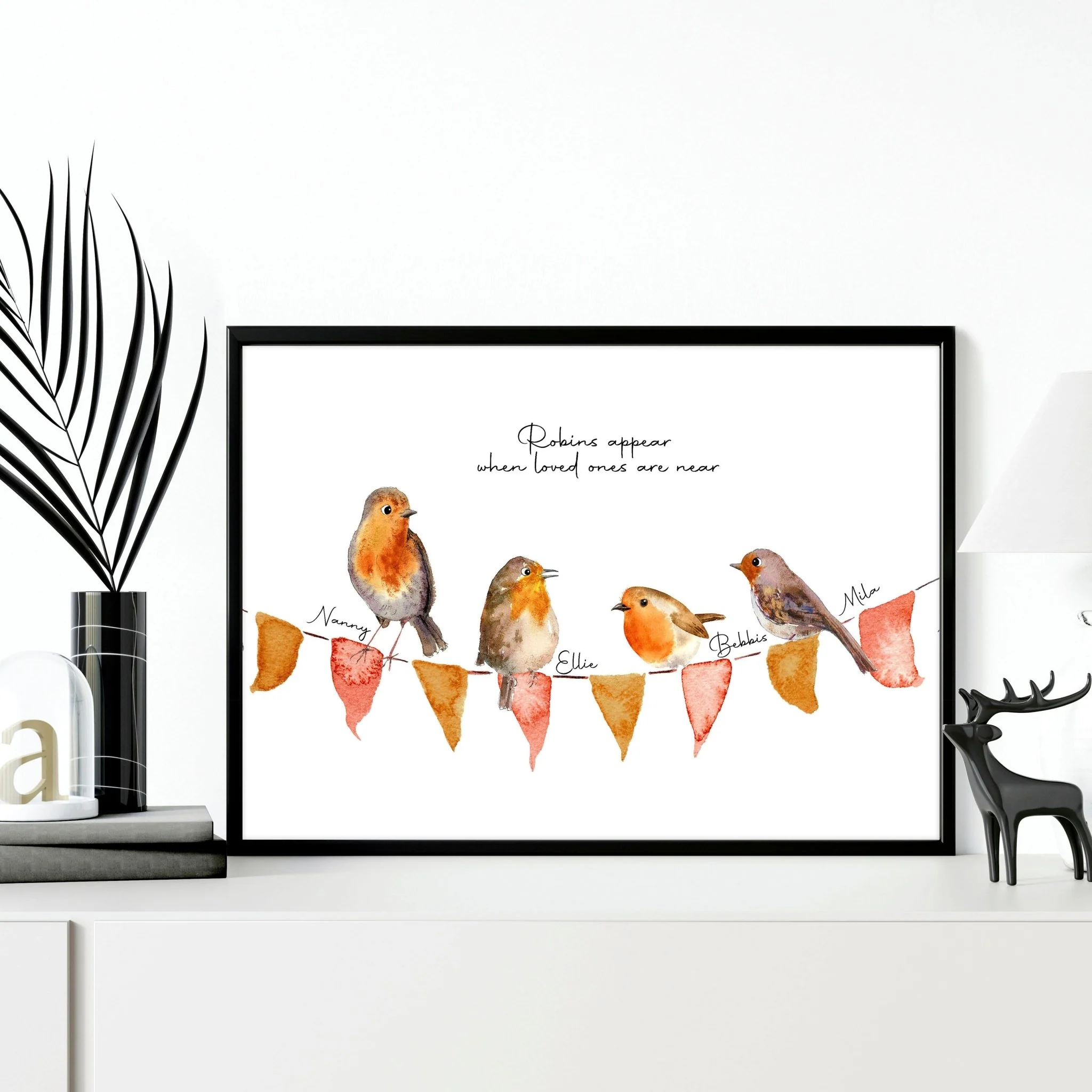 Family tree frame | Personalised wall art print