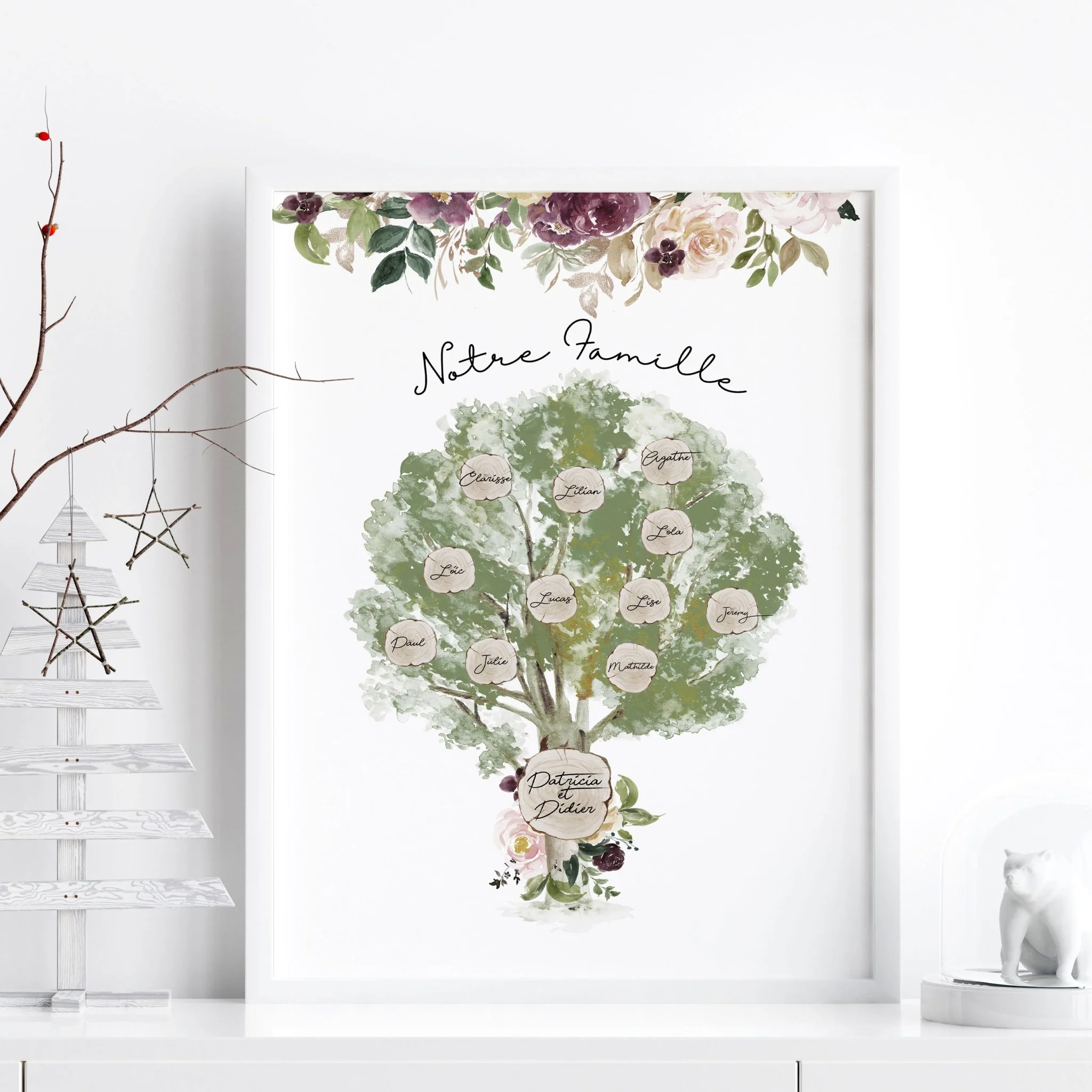 Family Tree Gift | wall art print - Image 6