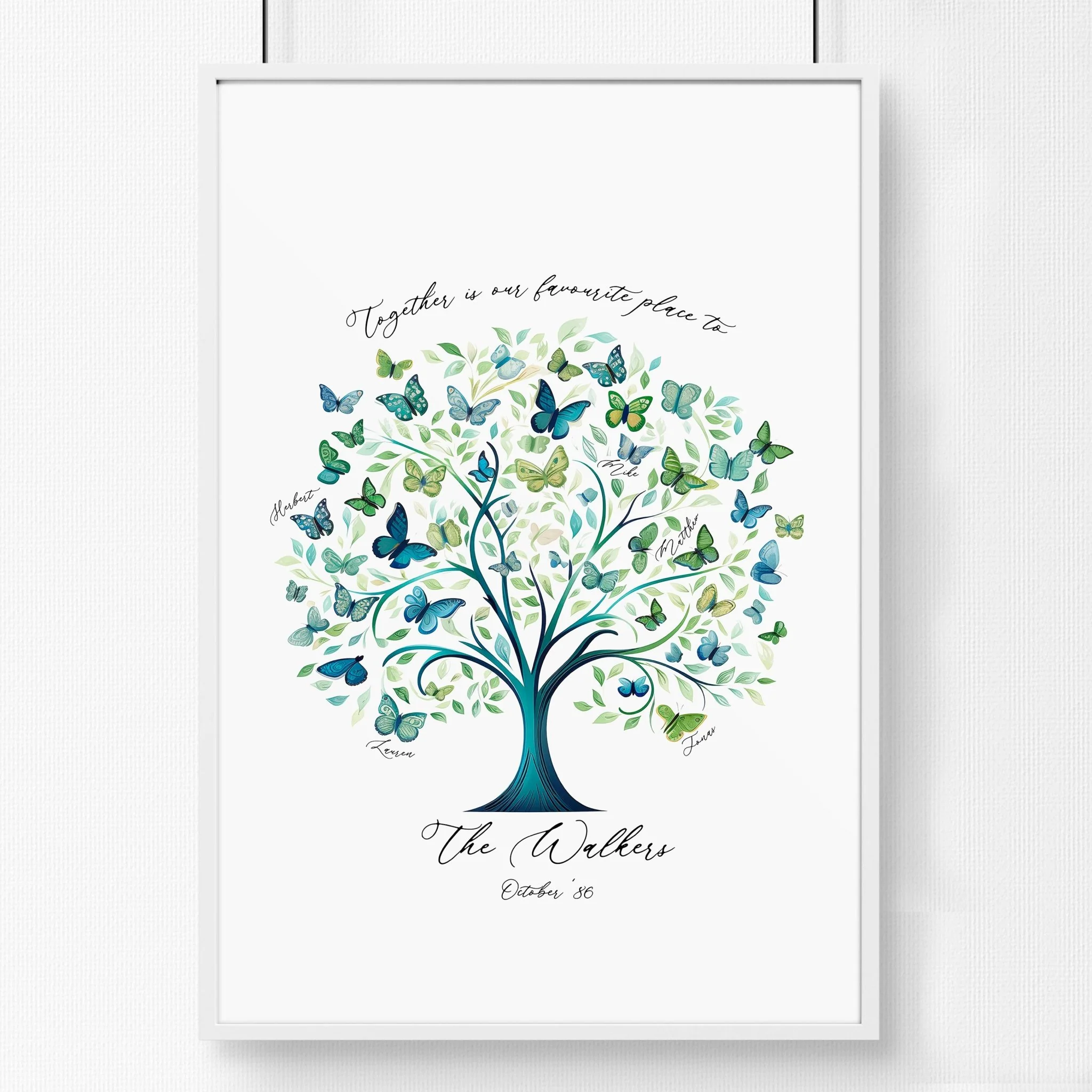 Family Tree Print | Set of 1 Botanical Wall art Prints - Image 15