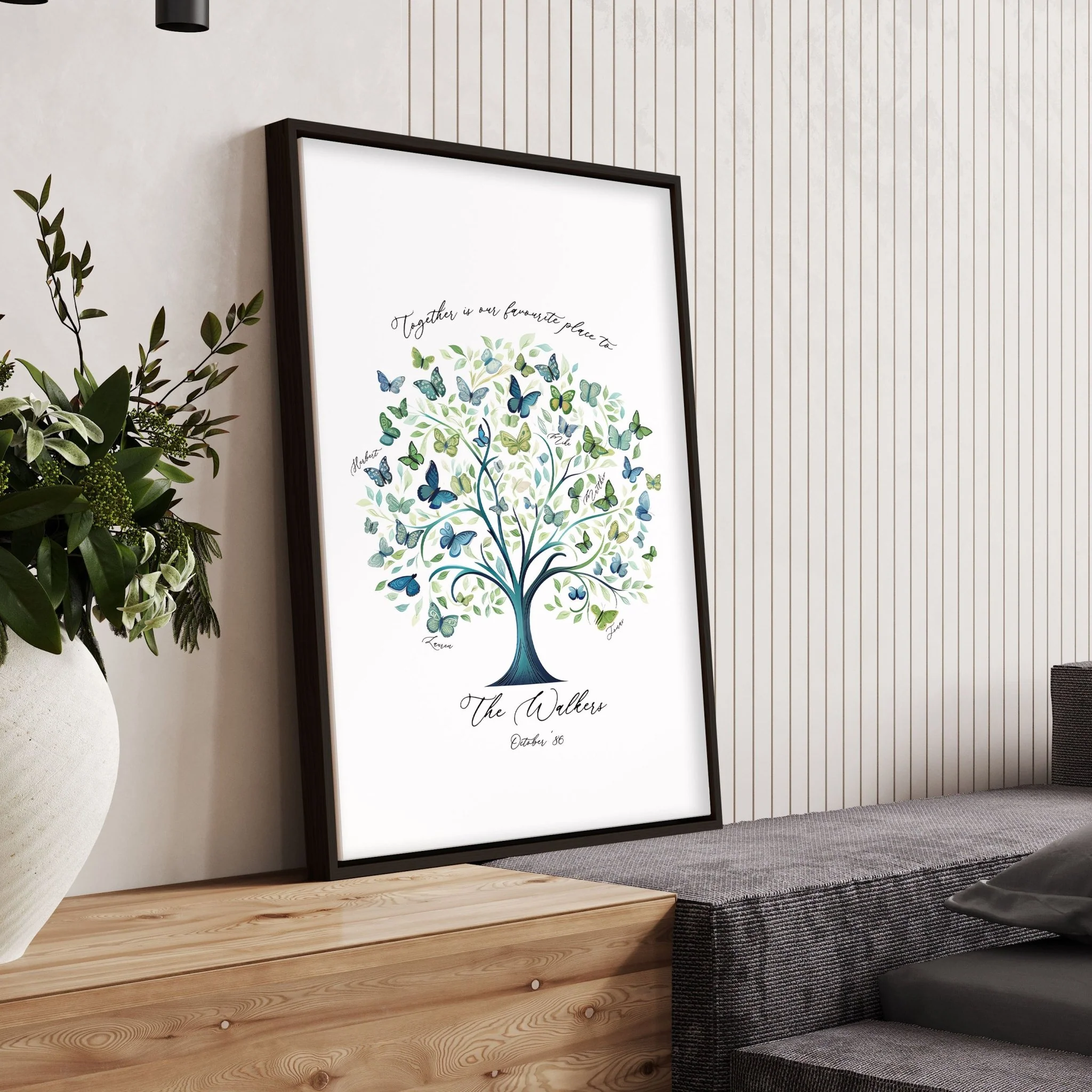 Family Tree Print | Set of 1 Botanical Wall art Prints - Image 8