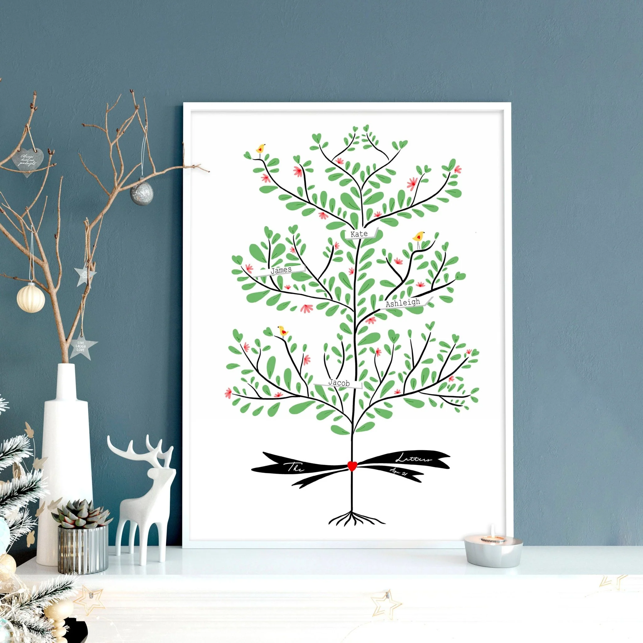 Family wall art personalised - Image 2