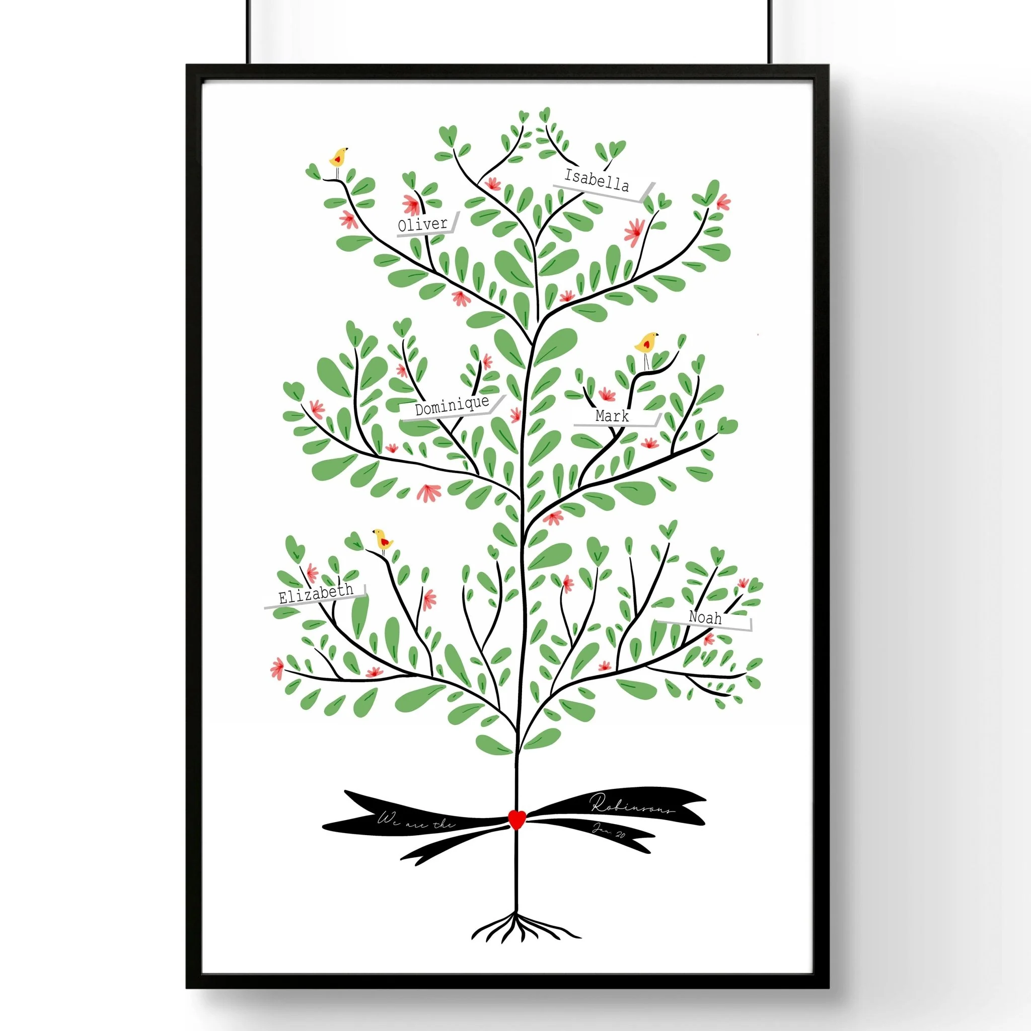 Family wall art personalised - Image 6