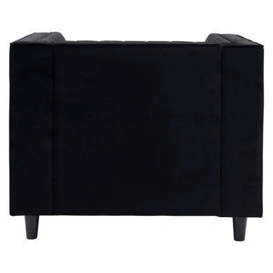Farah Black Velvet Chair - Image 9