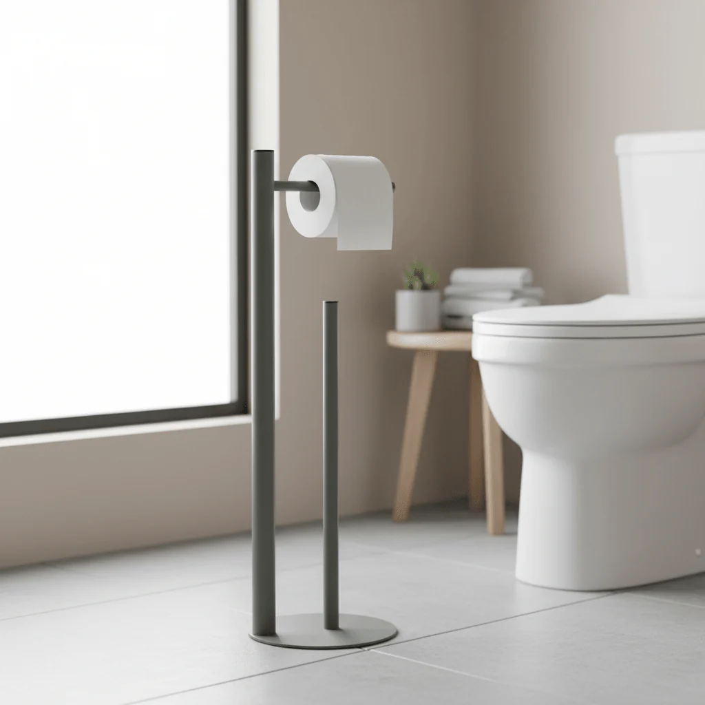Fay Grey Toilet Roll Holder - Image 4