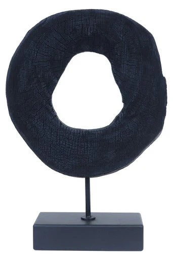 Fidel Small Rustic Mango Wood Sculpture On Stand - Image 8