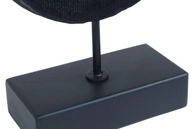 Fidel Small Rustic Mango Wood Sculpture On Stand - Image 9