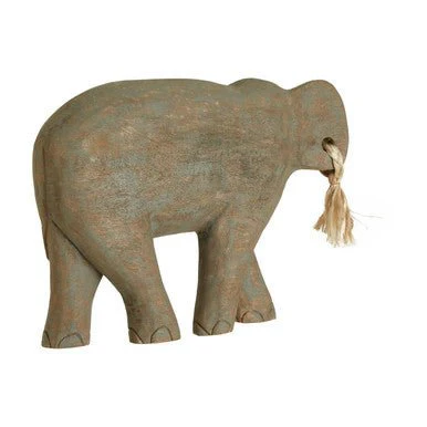 Fidra Mango Wood Elephant Sculpture - Image 7