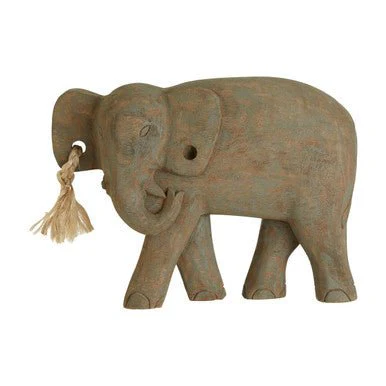 Fidra Mango Wood Elephant Sculpture - Image 9