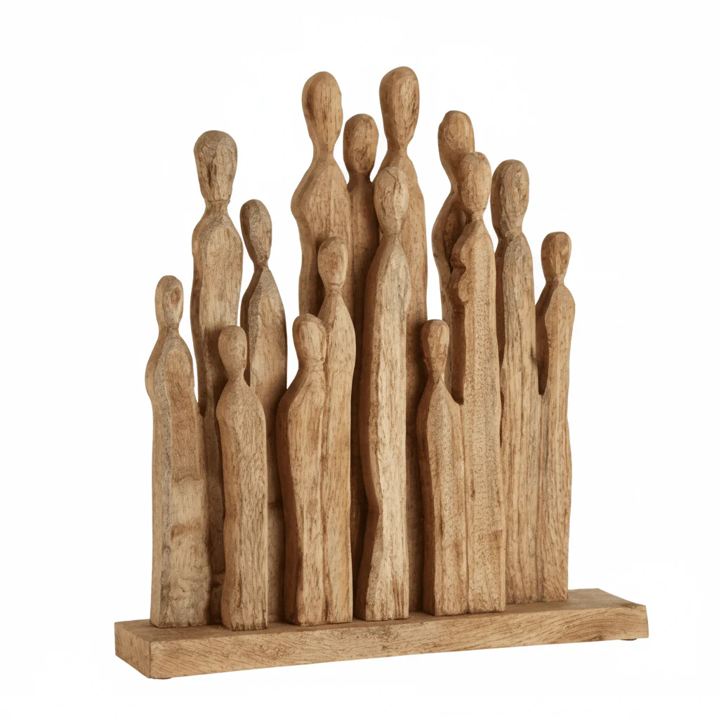 Fidra Unity Mango Wood Sculpture