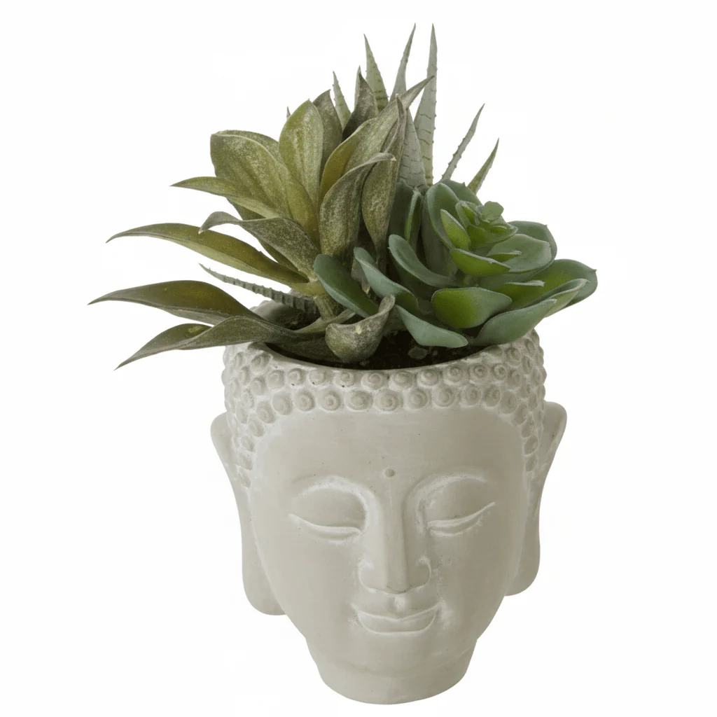 Fiori Buddha Pot Mixed Succulent - Image 6