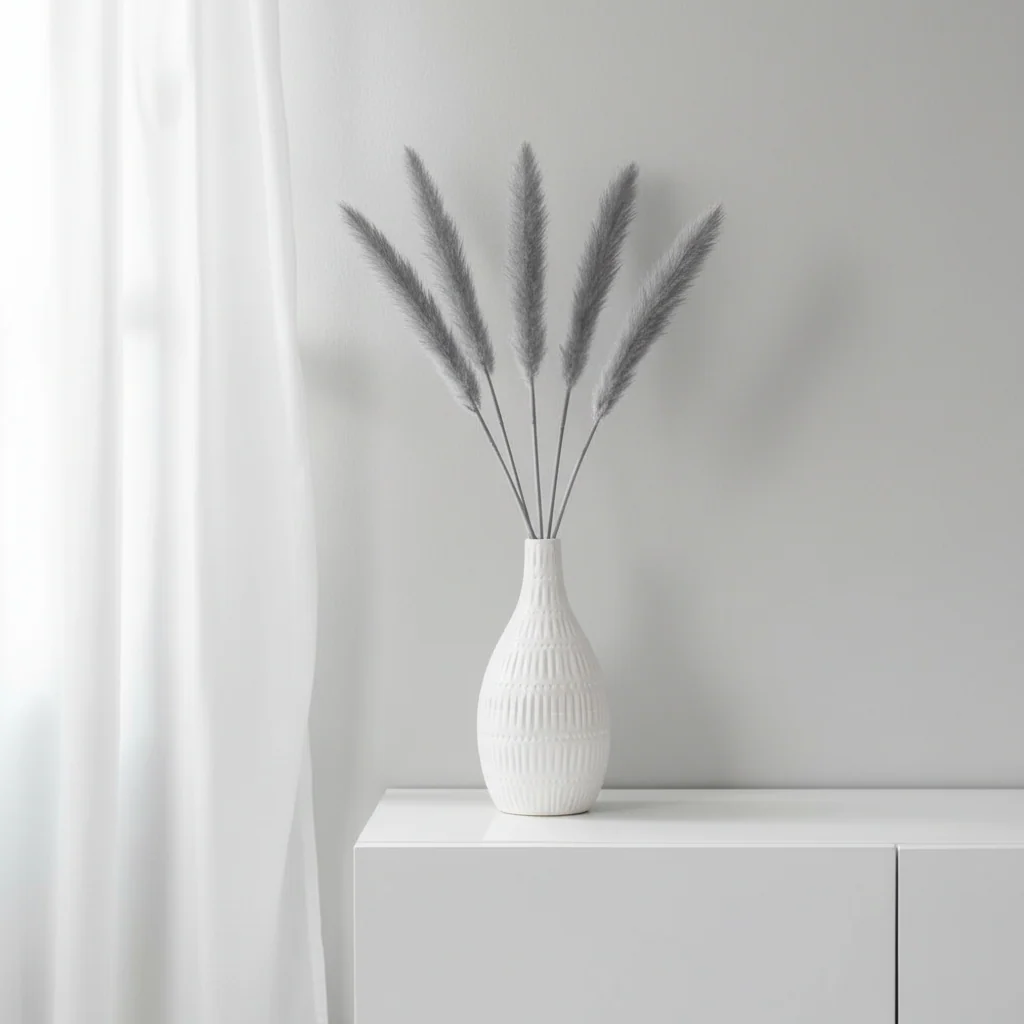 Fiori Grey Feather Stem - Image 3
