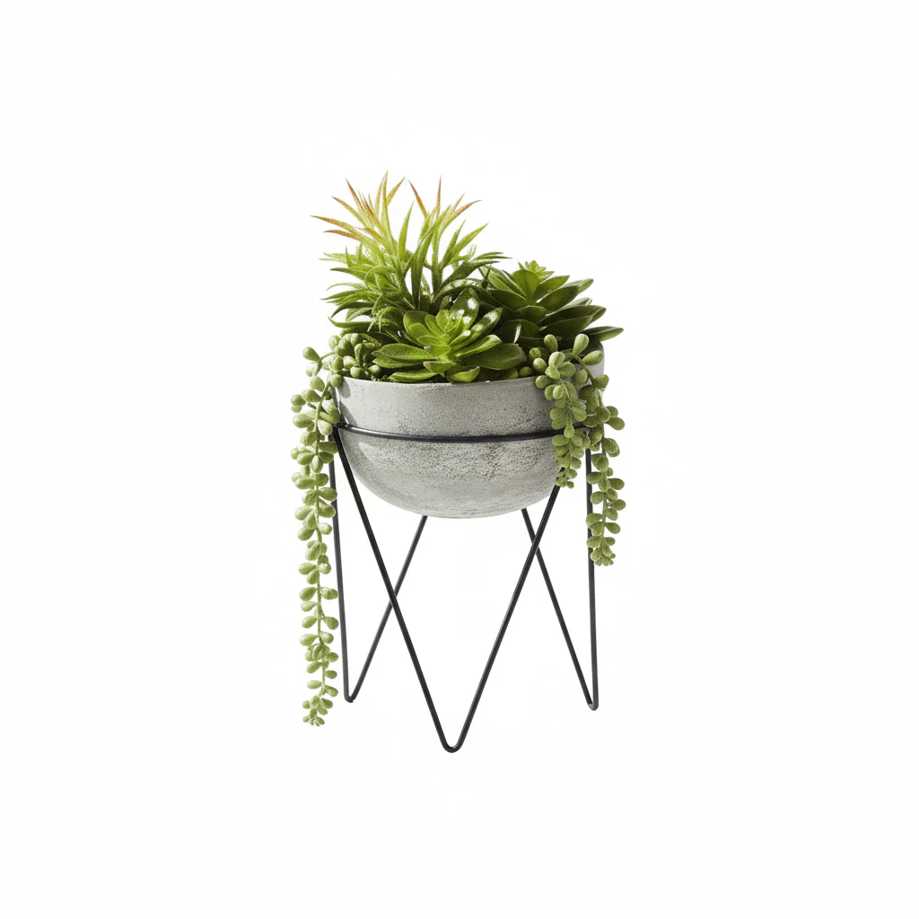 Fiori Mixed Succulent with Metal Stand - Image 5