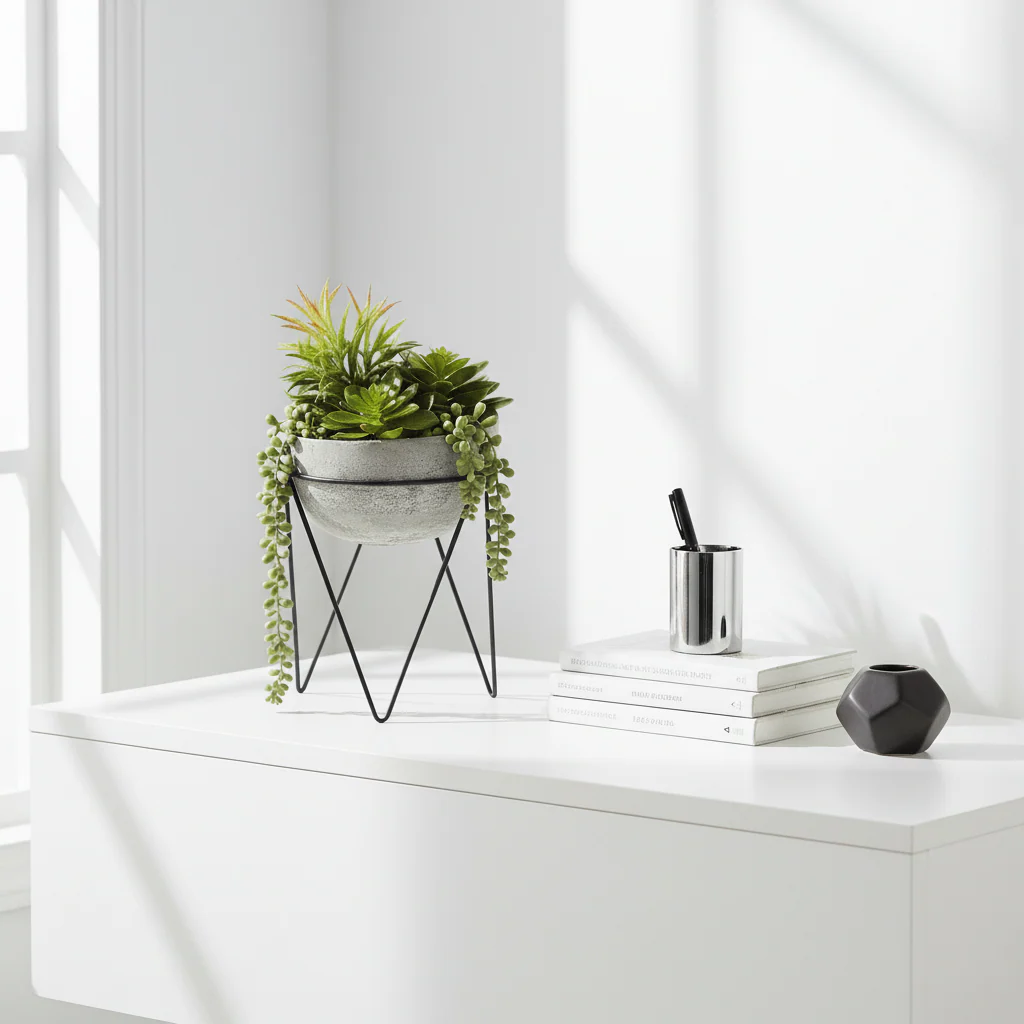 Fiori Mixed Succulent with Metal Stand - Image 8