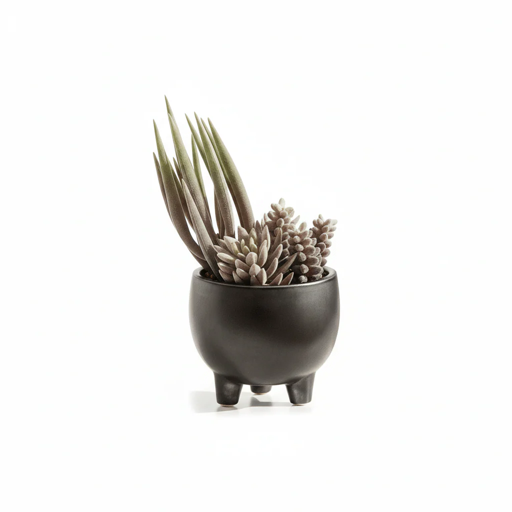 Fiori Mixed Succulents In Ceramic Pot - Image 9