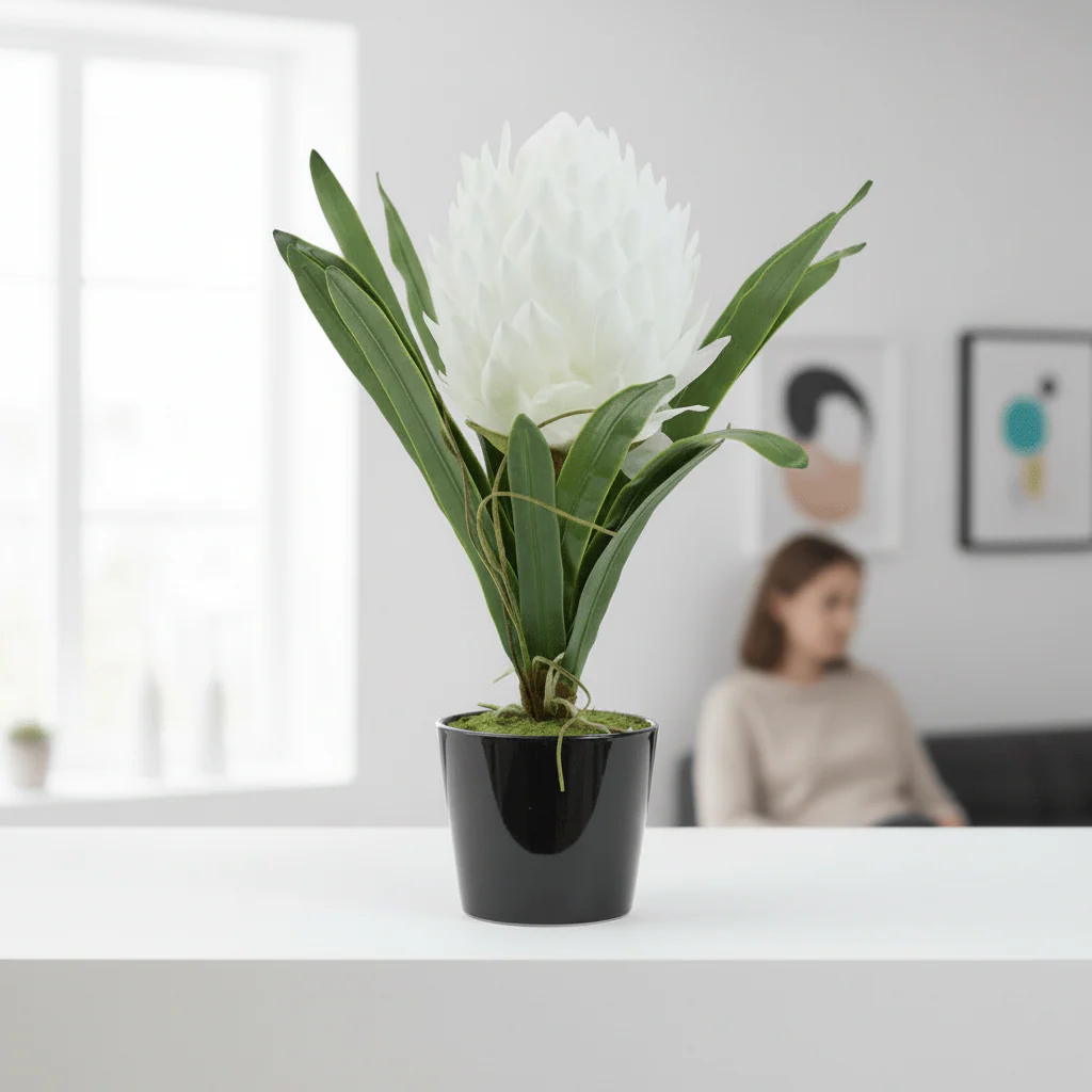 Fiori White Tropical Plant - Image 2