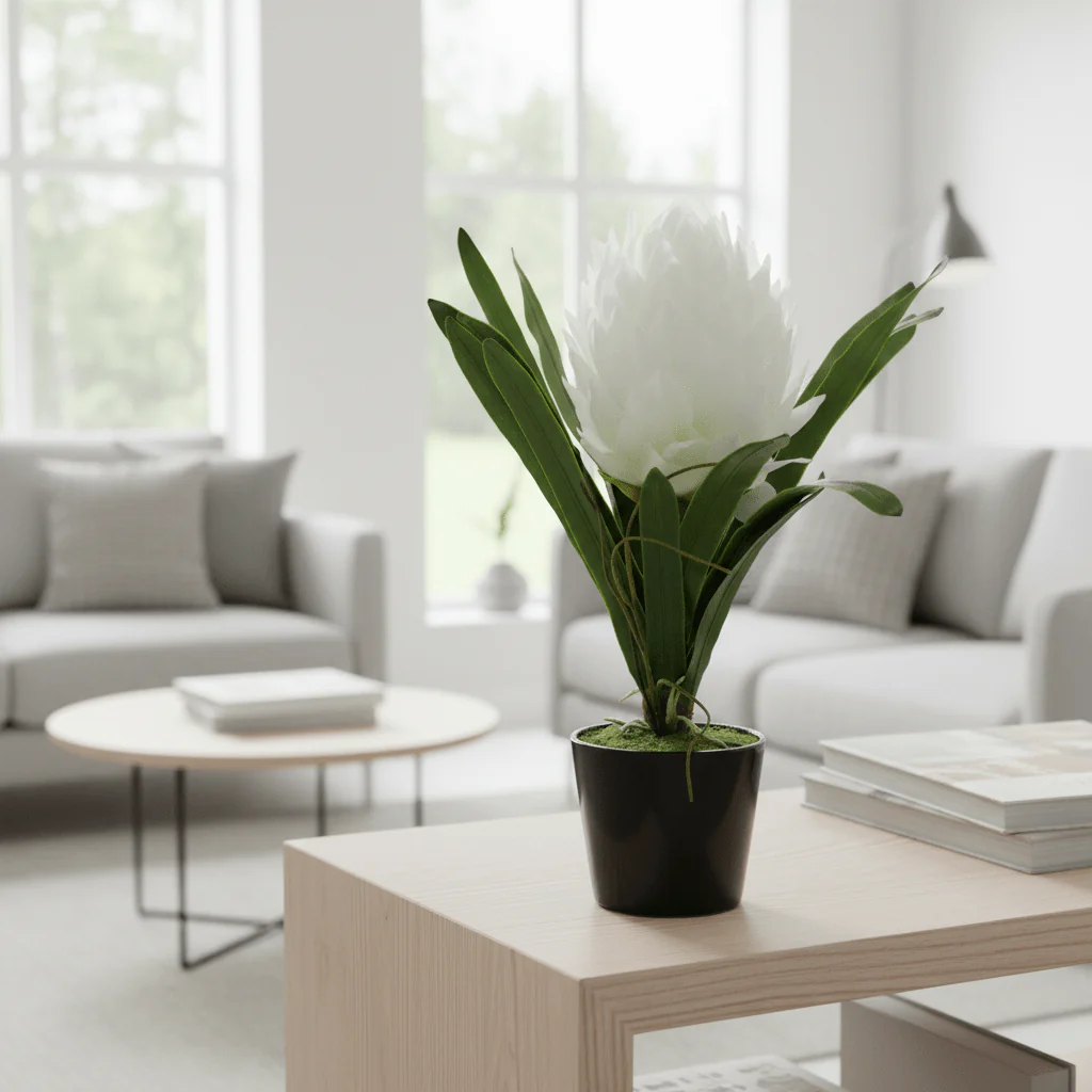 Fiori White Tropical Plant - Image 7