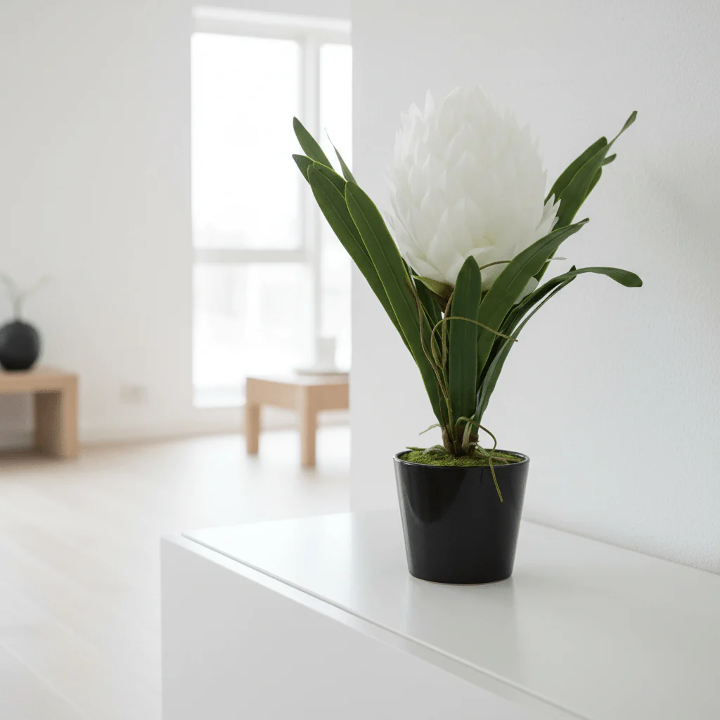 Fiori White Tropical Plant - Image 9