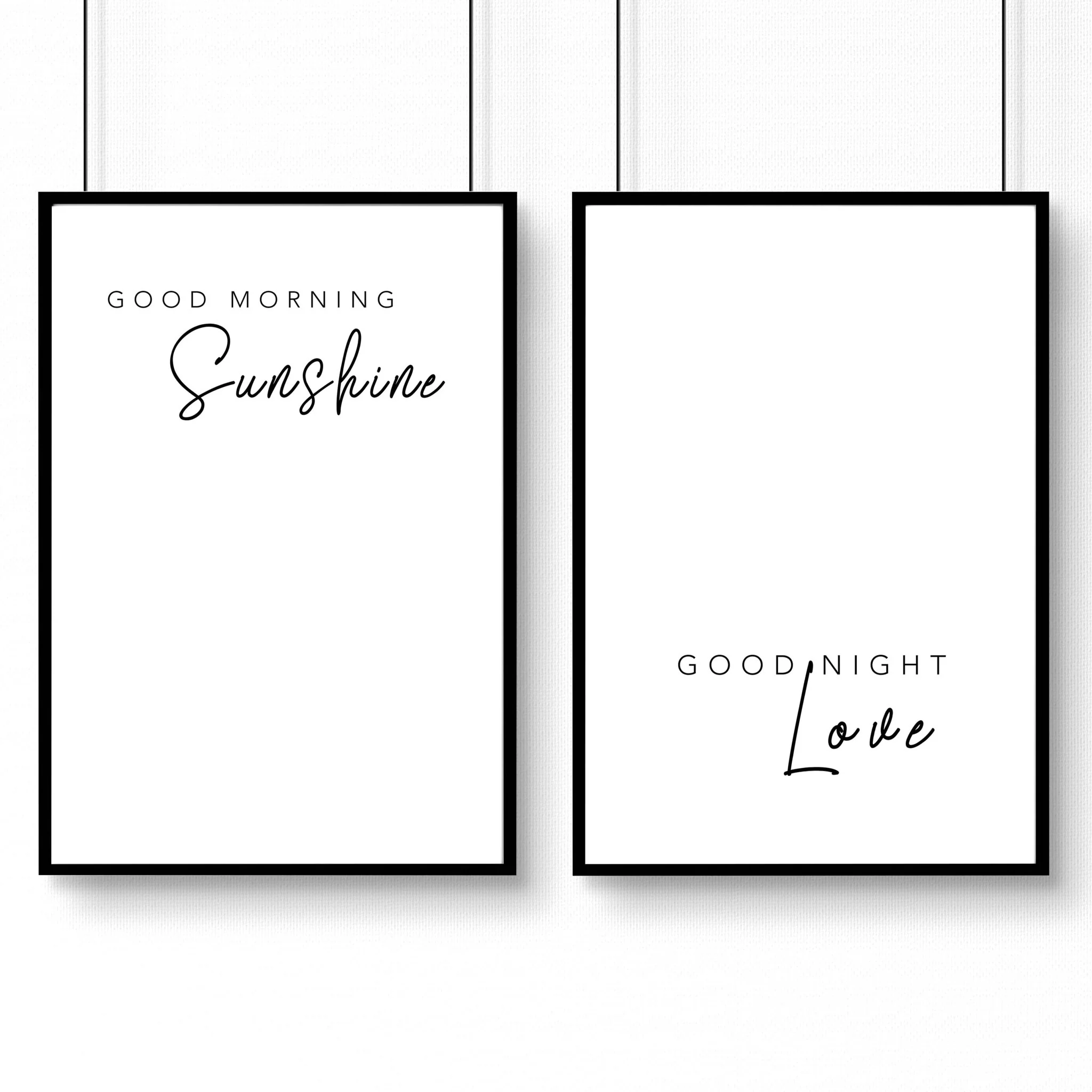 First anniversary gifts | set of 2 bedroom wall prints - Image 8
