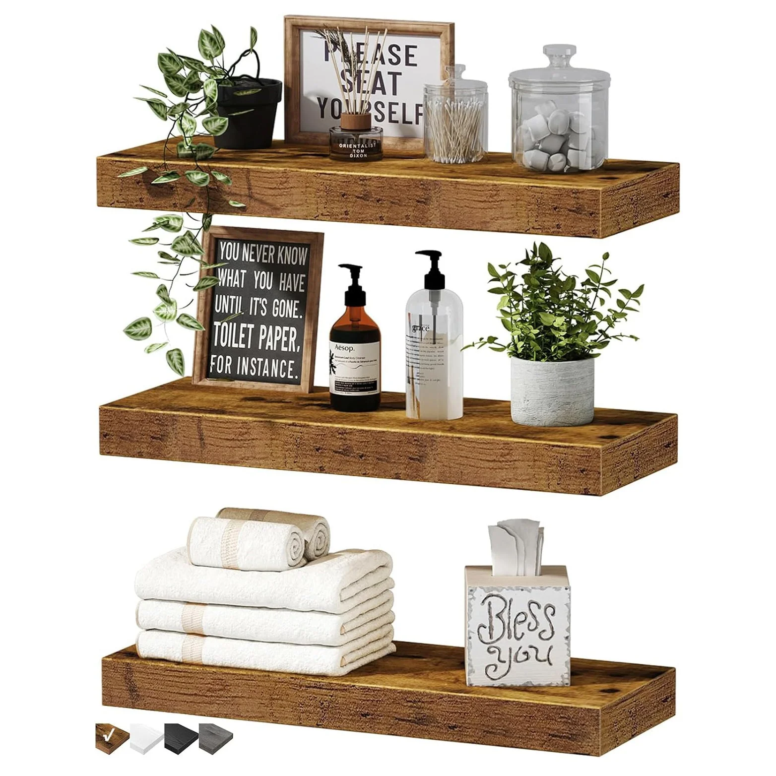 Floating Shelf Living Room Wall - Image 6