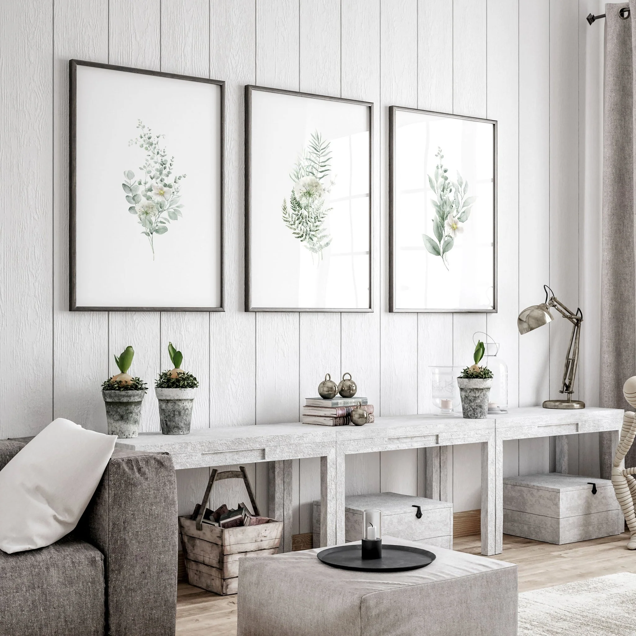 Floral Artwork Prints | Set of 3 wall art prints - Image 3