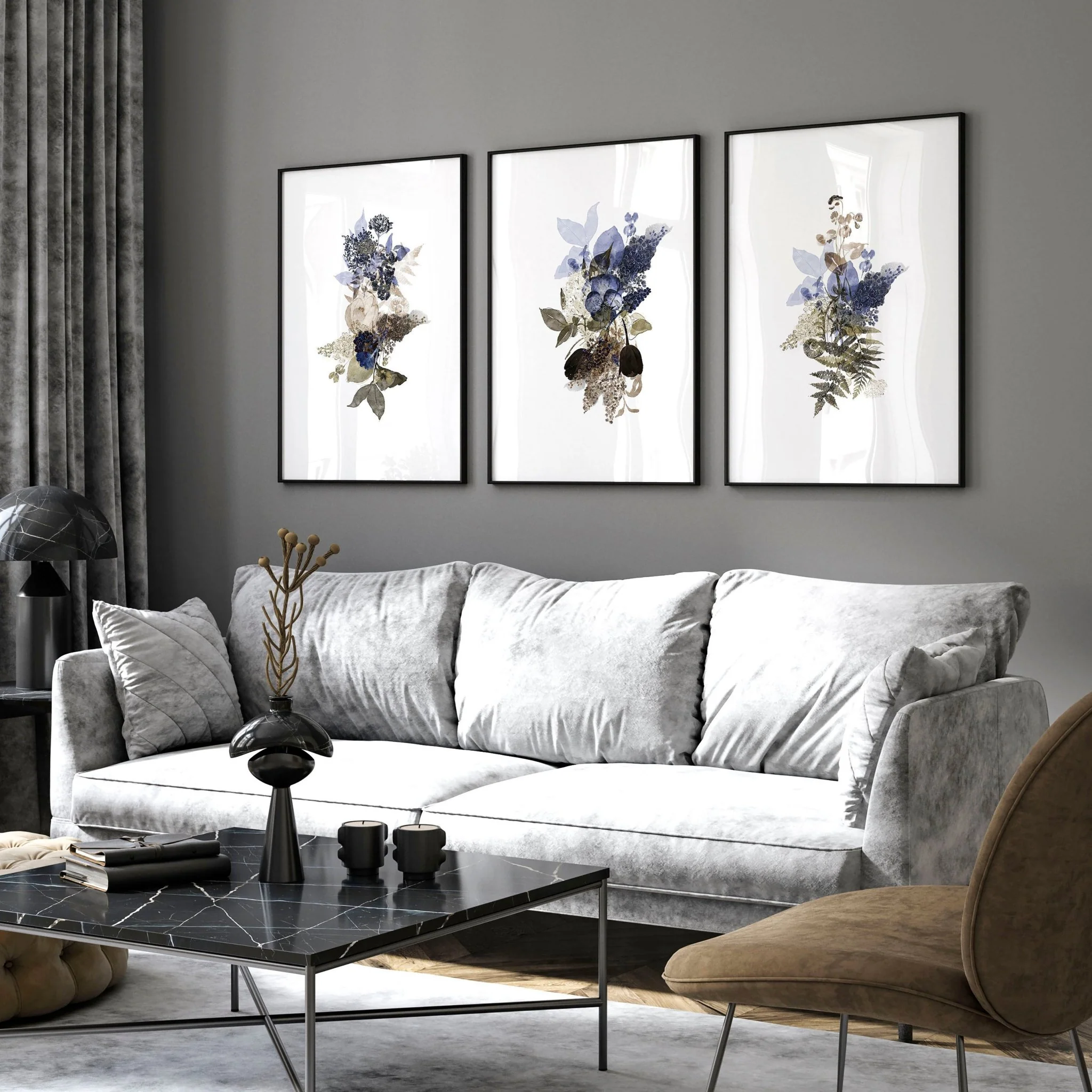 Wall art for homes | set of 3 wall art for living room - Image 4