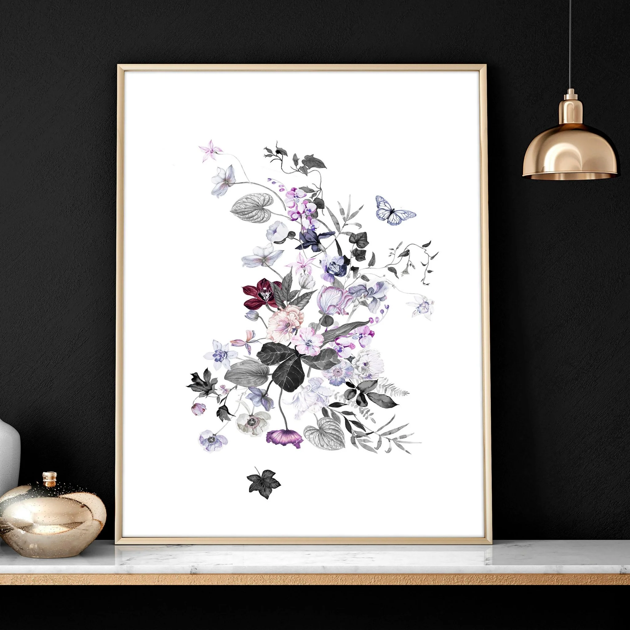 Flower art | set of 3 wall art for Home office decor - Image 5