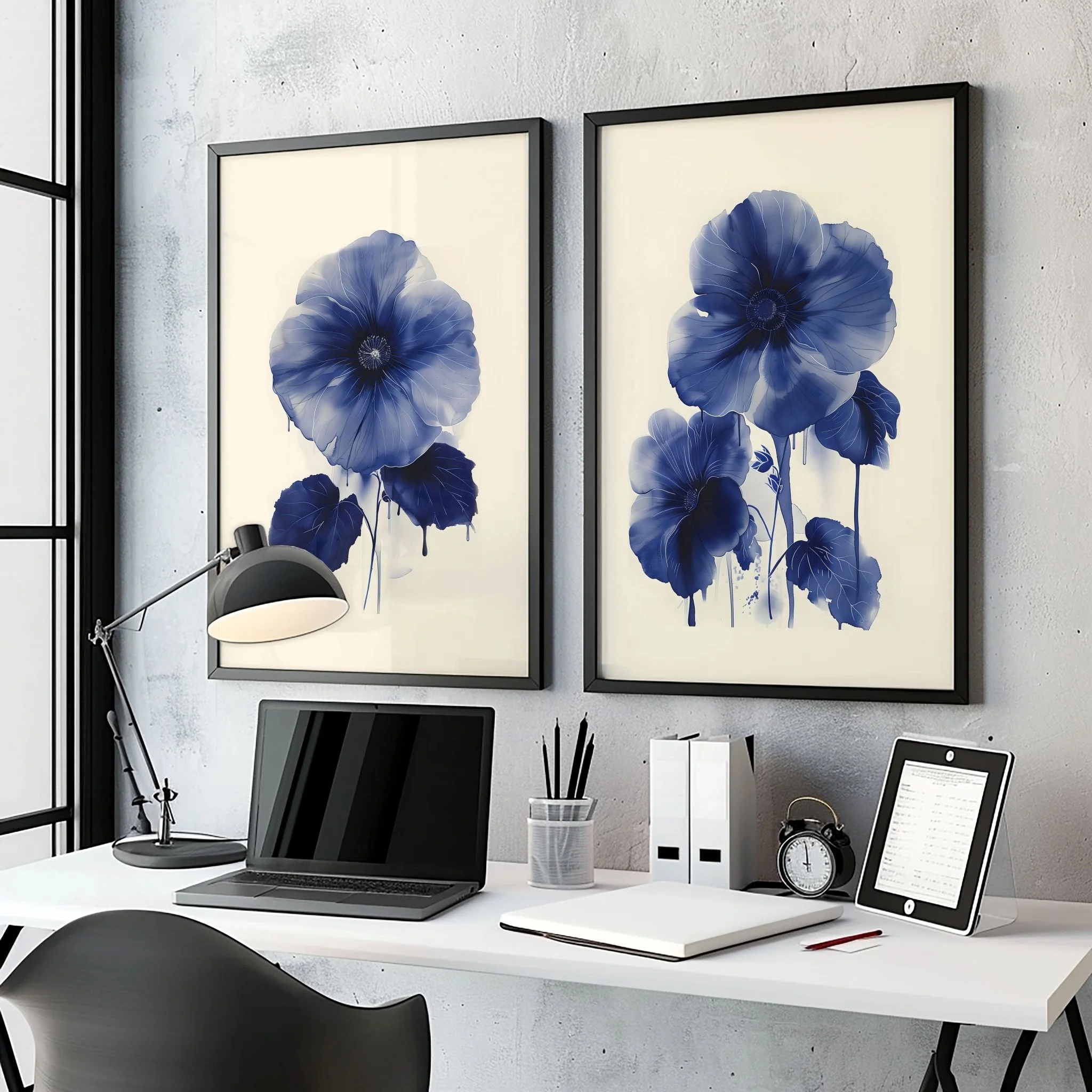Framed Art On Wall | Set of 2 Botanical Wall art Prints - Image 3