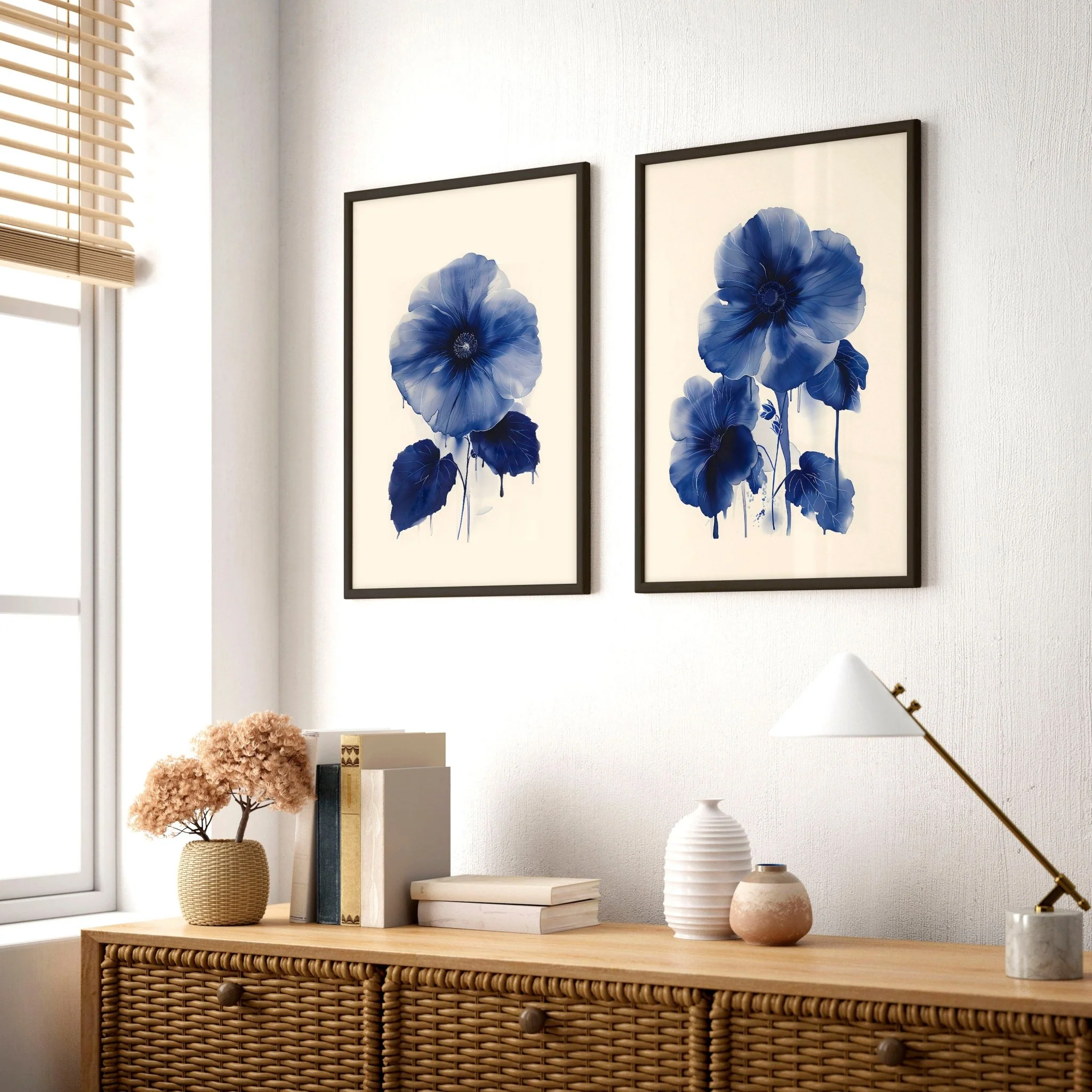 Framed Art On Wall | Set of 2 Botanical Wall art Prints - Image 5