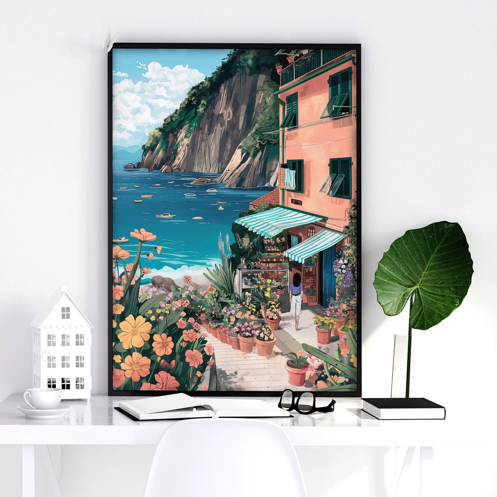 Framed Artwork | Set of 3 Italian Lifestyle Wall art Prints - Image 11