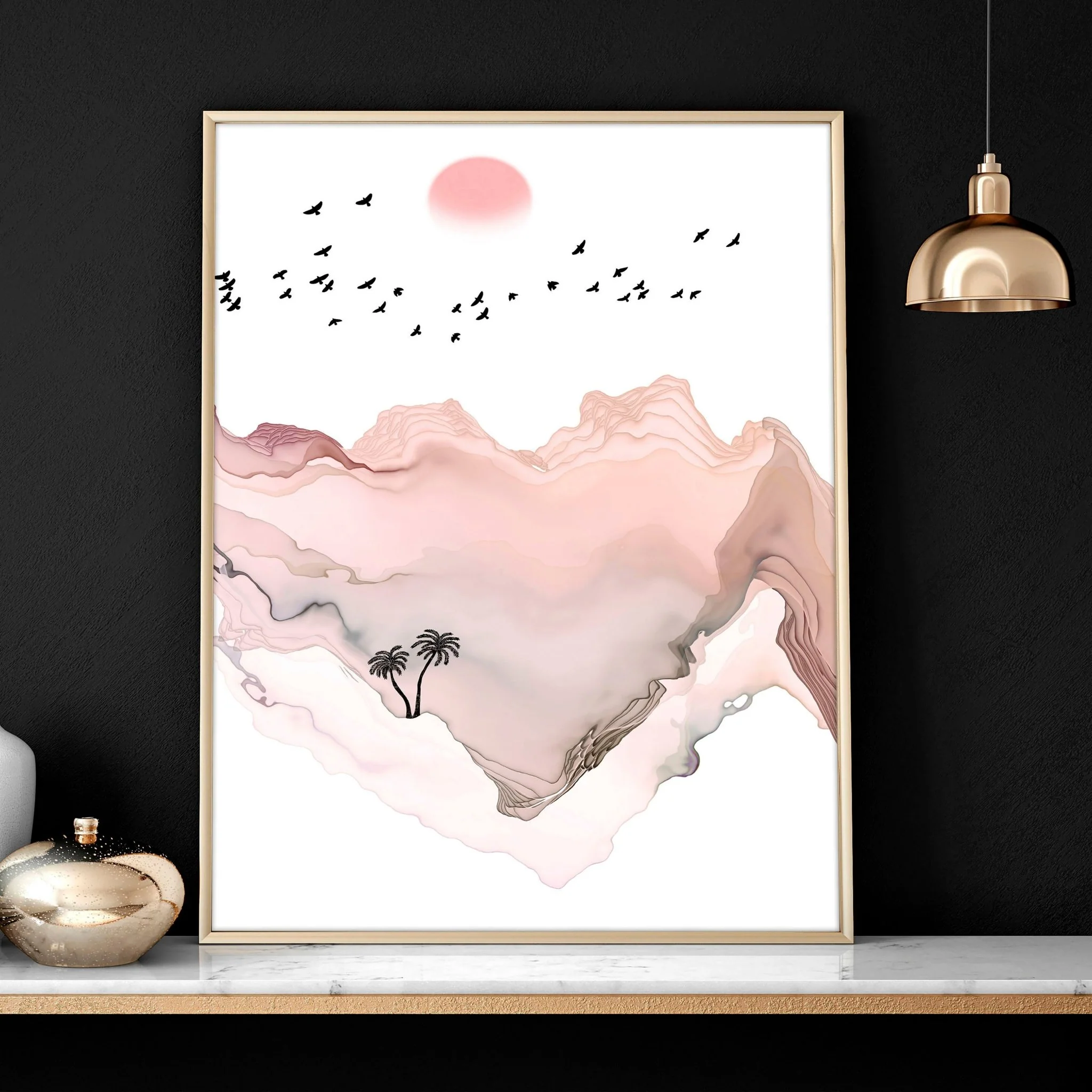 Framed coastal wall art for home office decor | set of 3 wall art - Image 6