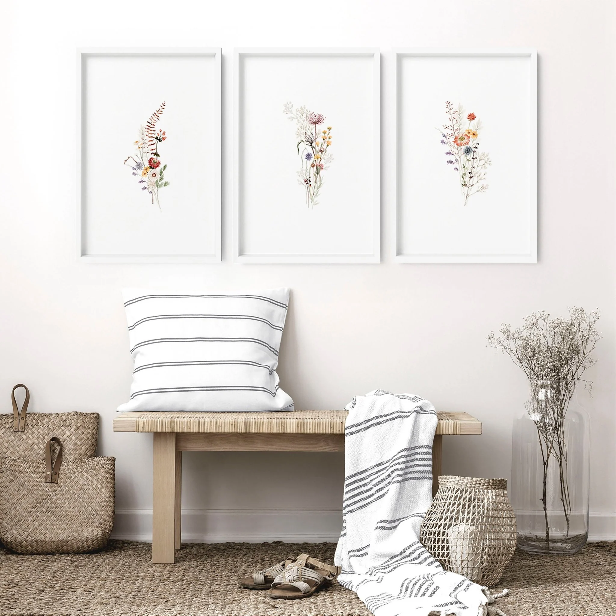 Framed Floral Prints | Set of 3 wall art prints - Image 5
