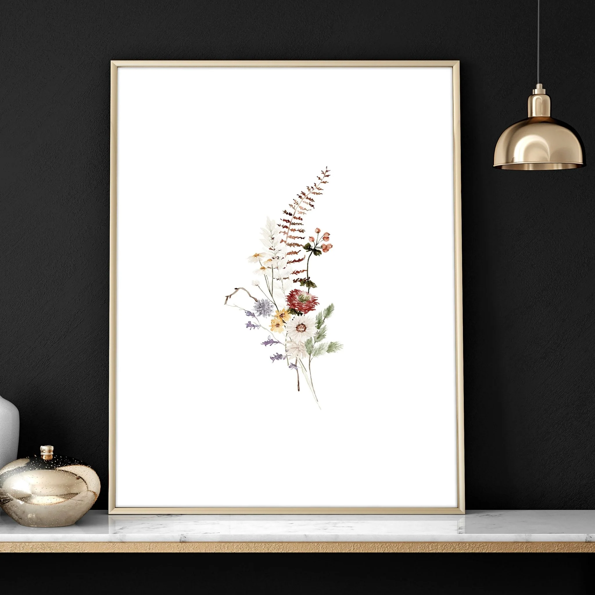 Framed Floral Prints | Set of 3 wall art prints - Image 8