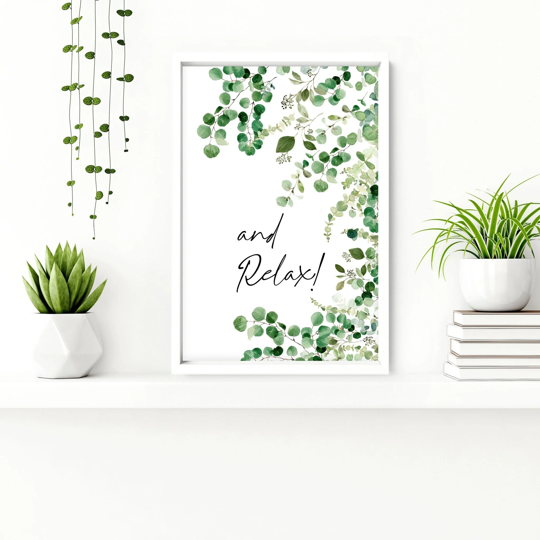 Framed picture for bathroom | Set of 2 wall art prints - Image 4