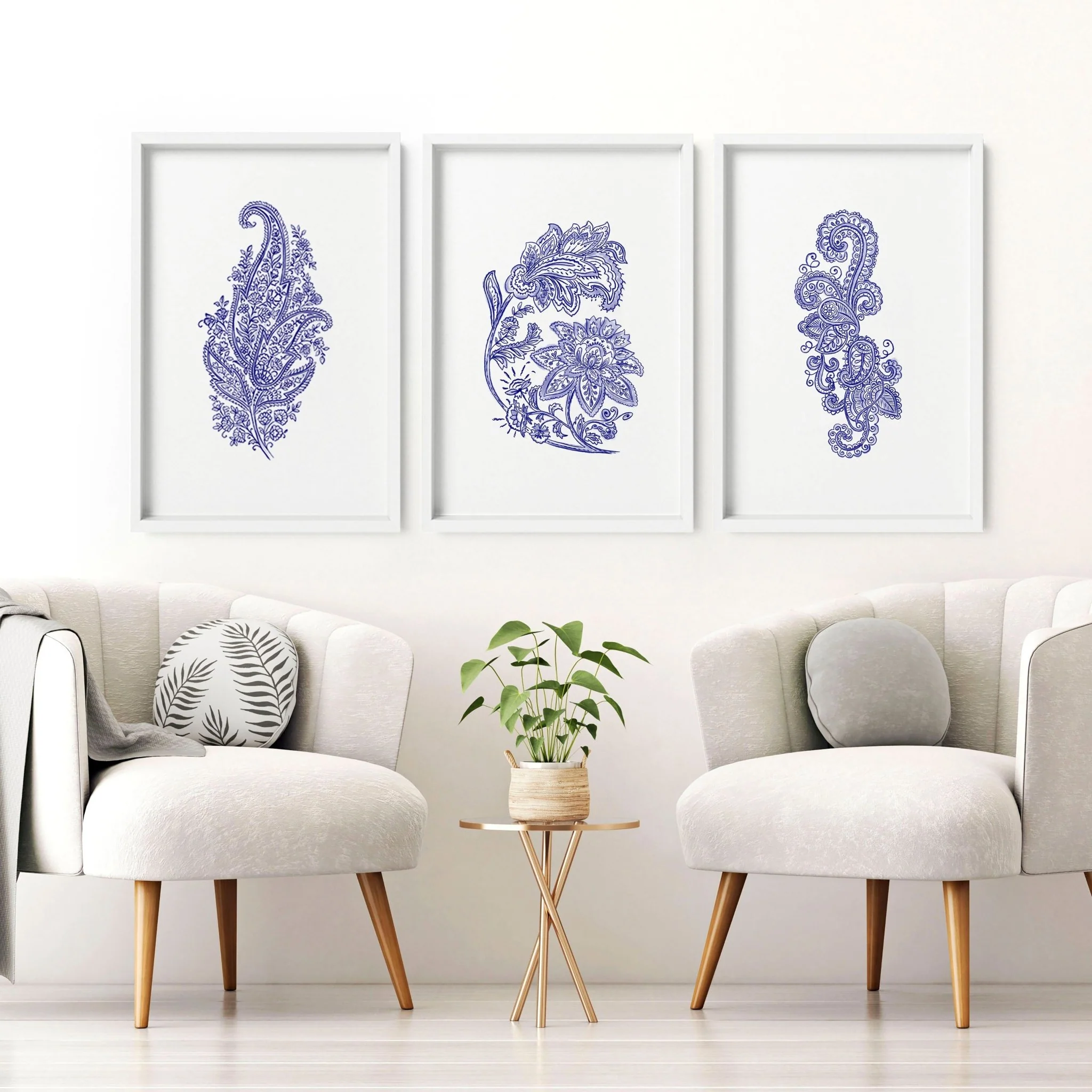 Framed pictures for living room walls | set of 3 wall art prints - Image 10