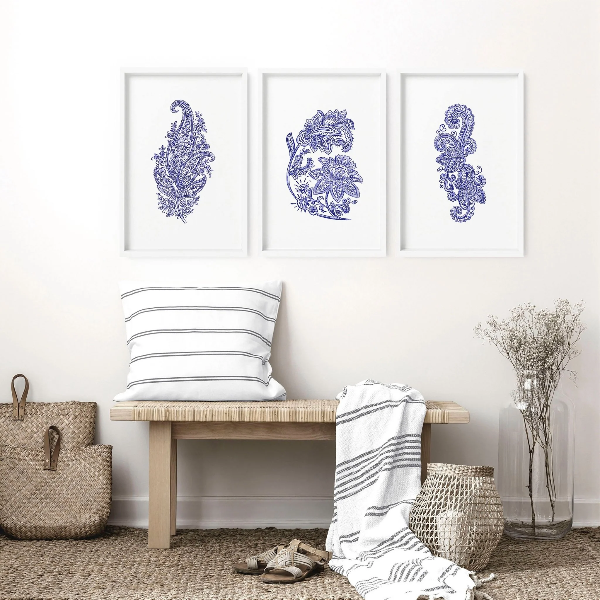 Framed pictures for living room walls | set of 3 wall art prints - Image 6