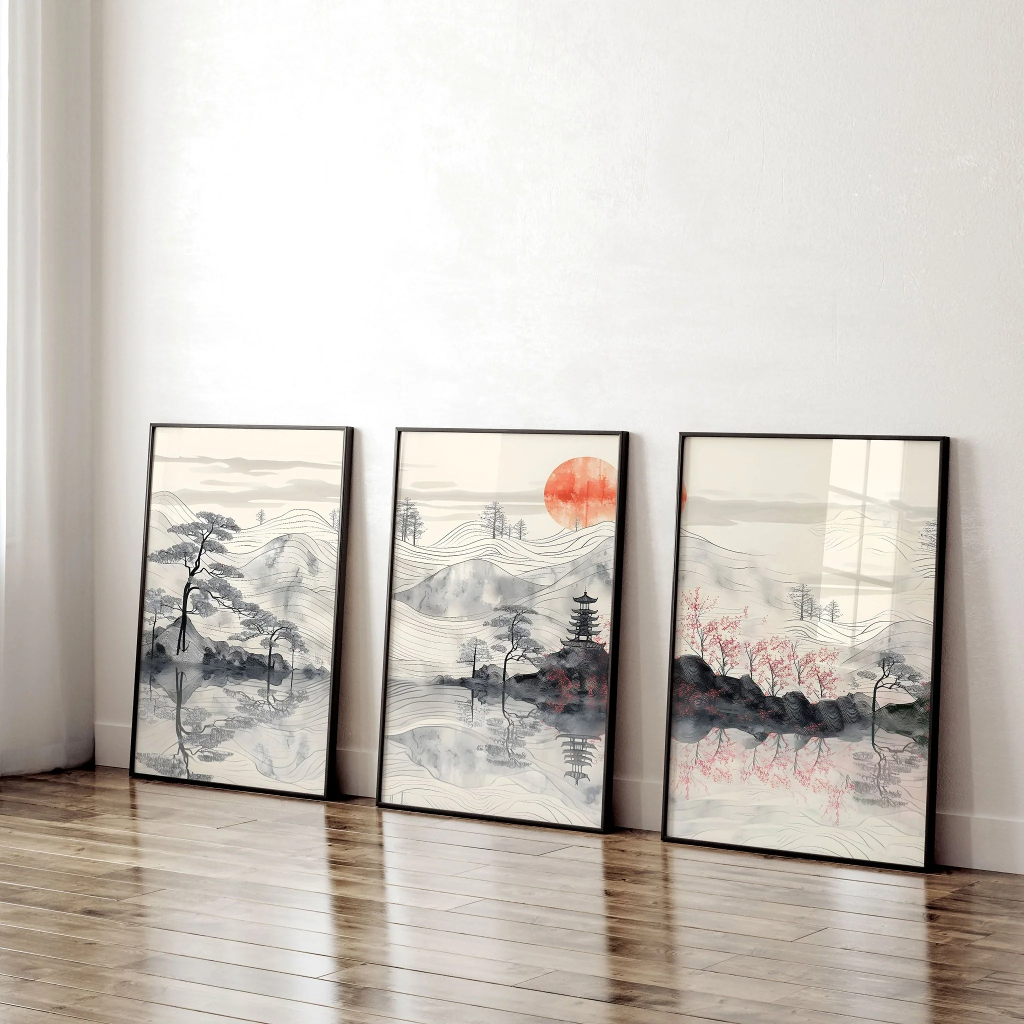 Framed Posters For Living Room | Set of 3 wall art prints - Image 4