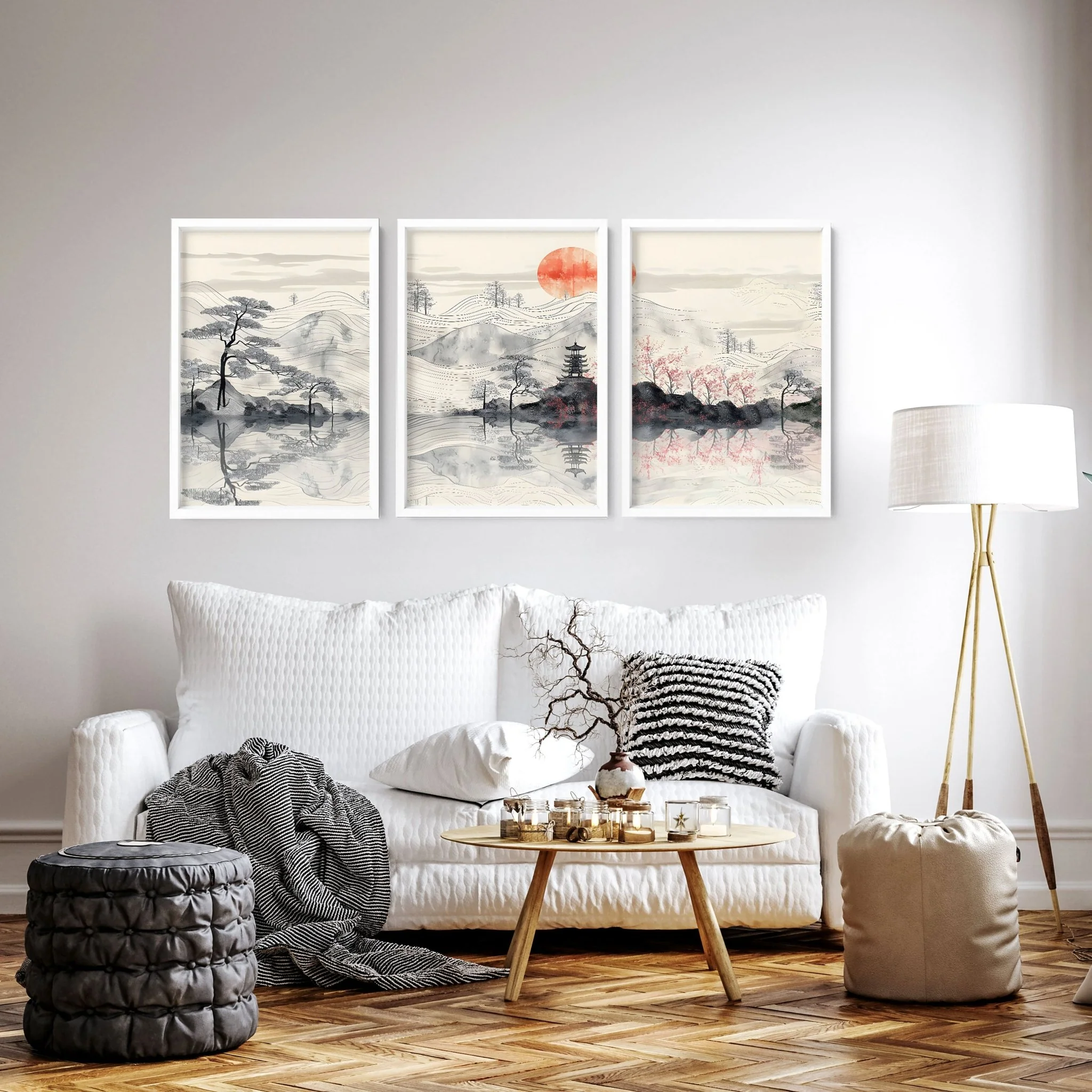 Framed Posters For Living Room | Set of 3 wall art prints - Image 5