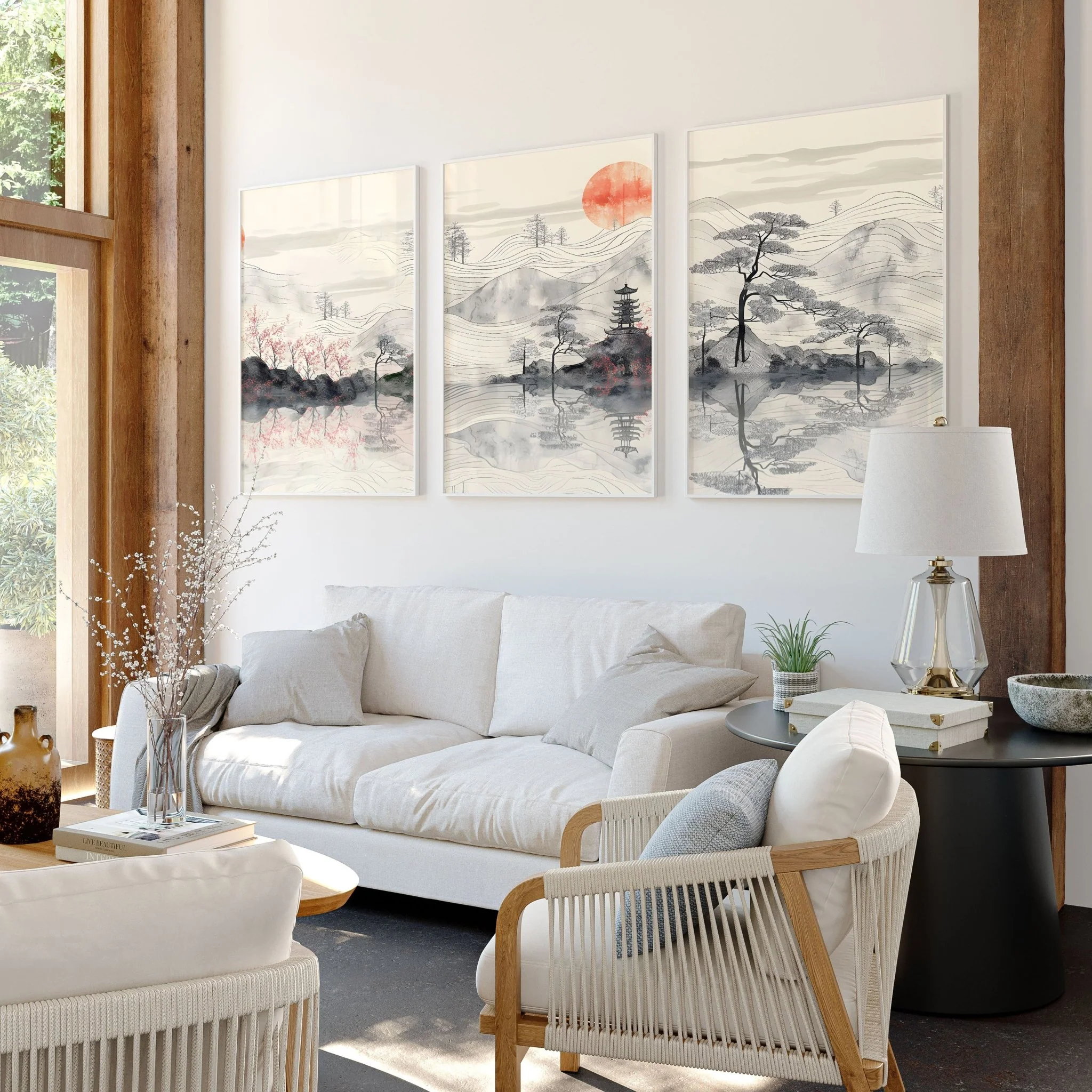 Framed Posters For Living Room | Set of 3 wall art prints - Image 6