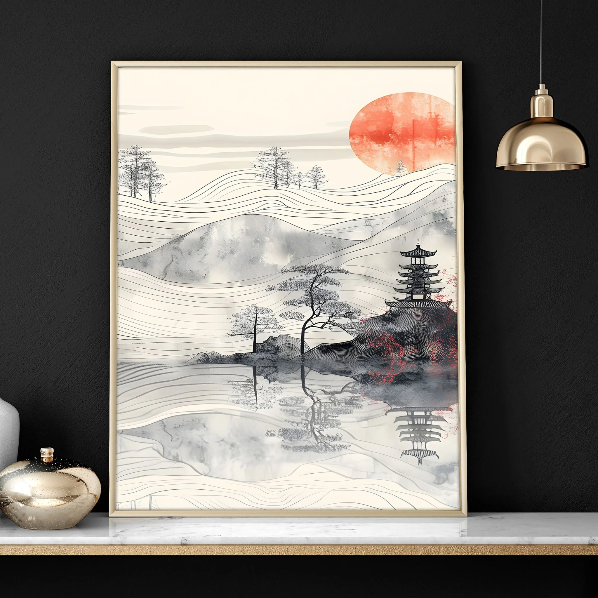 Framed Posters For Living Room | Set of 3 wall art prints - Image 9