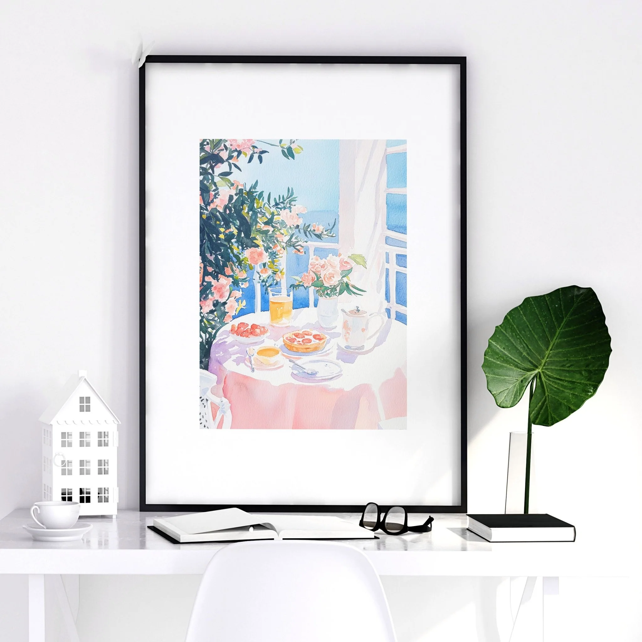 Framed Print Wall | Set of 3 Beach Decor Wall art Prints - Image 11