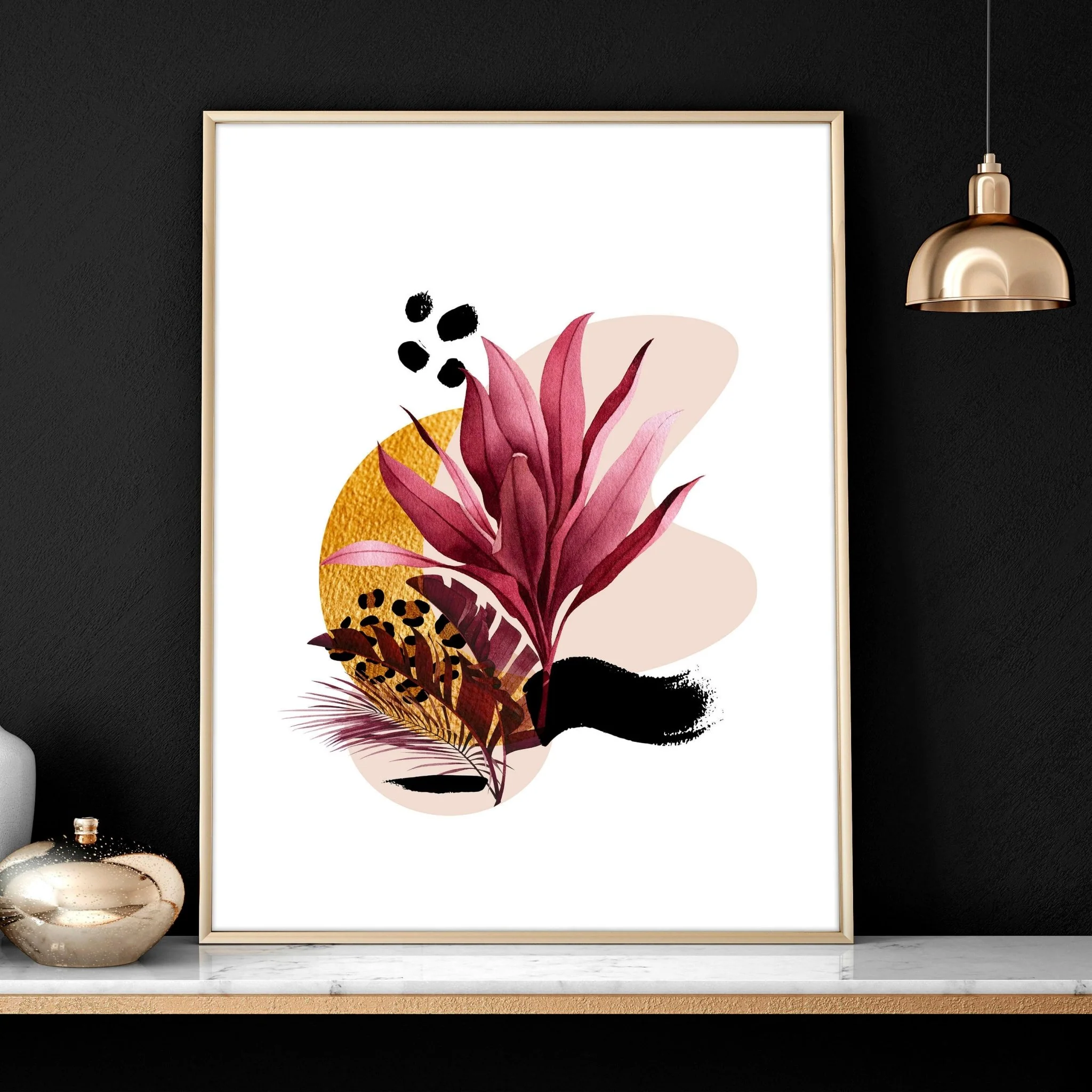 Framed prints living room | set of 3 framed wall art - Image 4