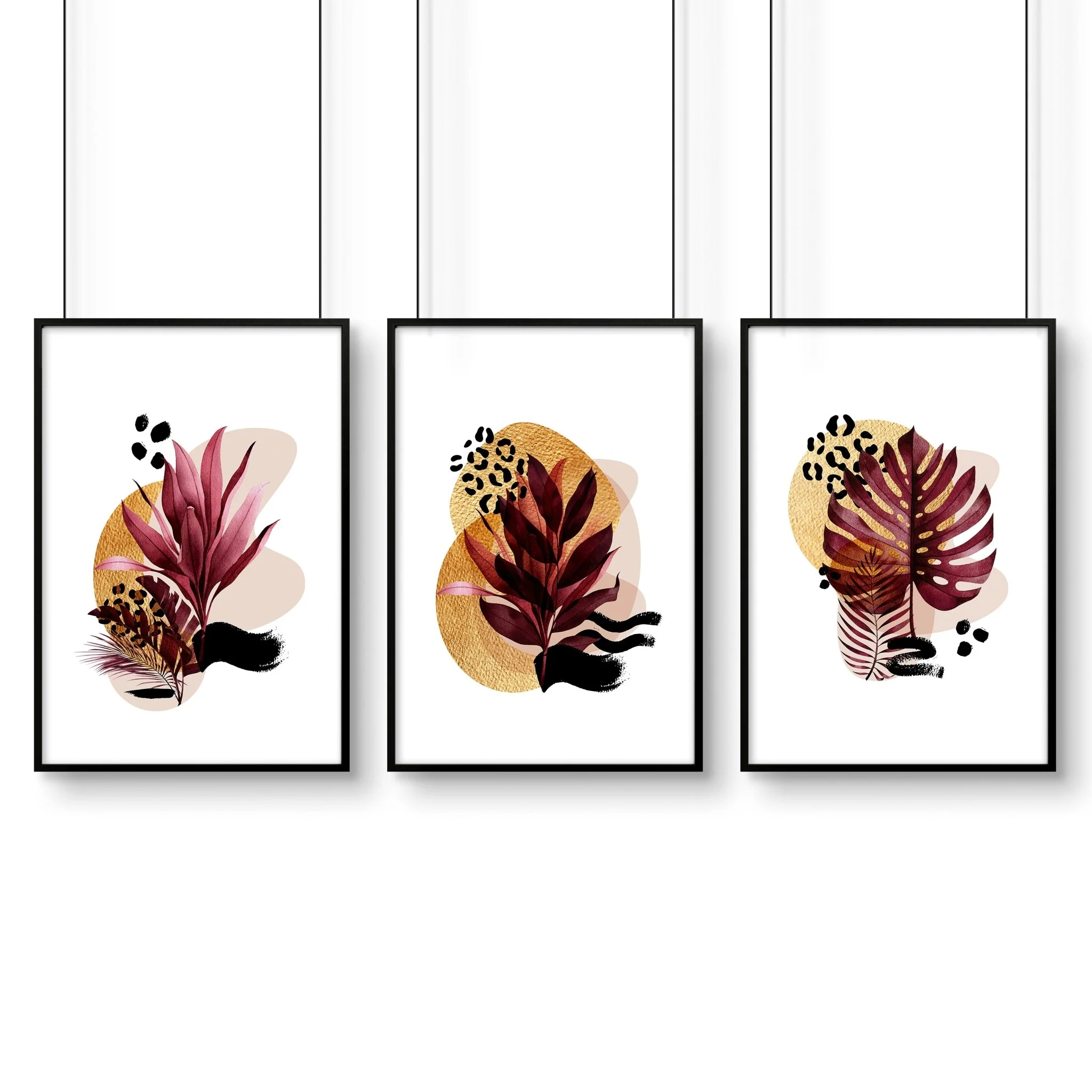Framed prints living room | set of 3 framed wall art - Image 8