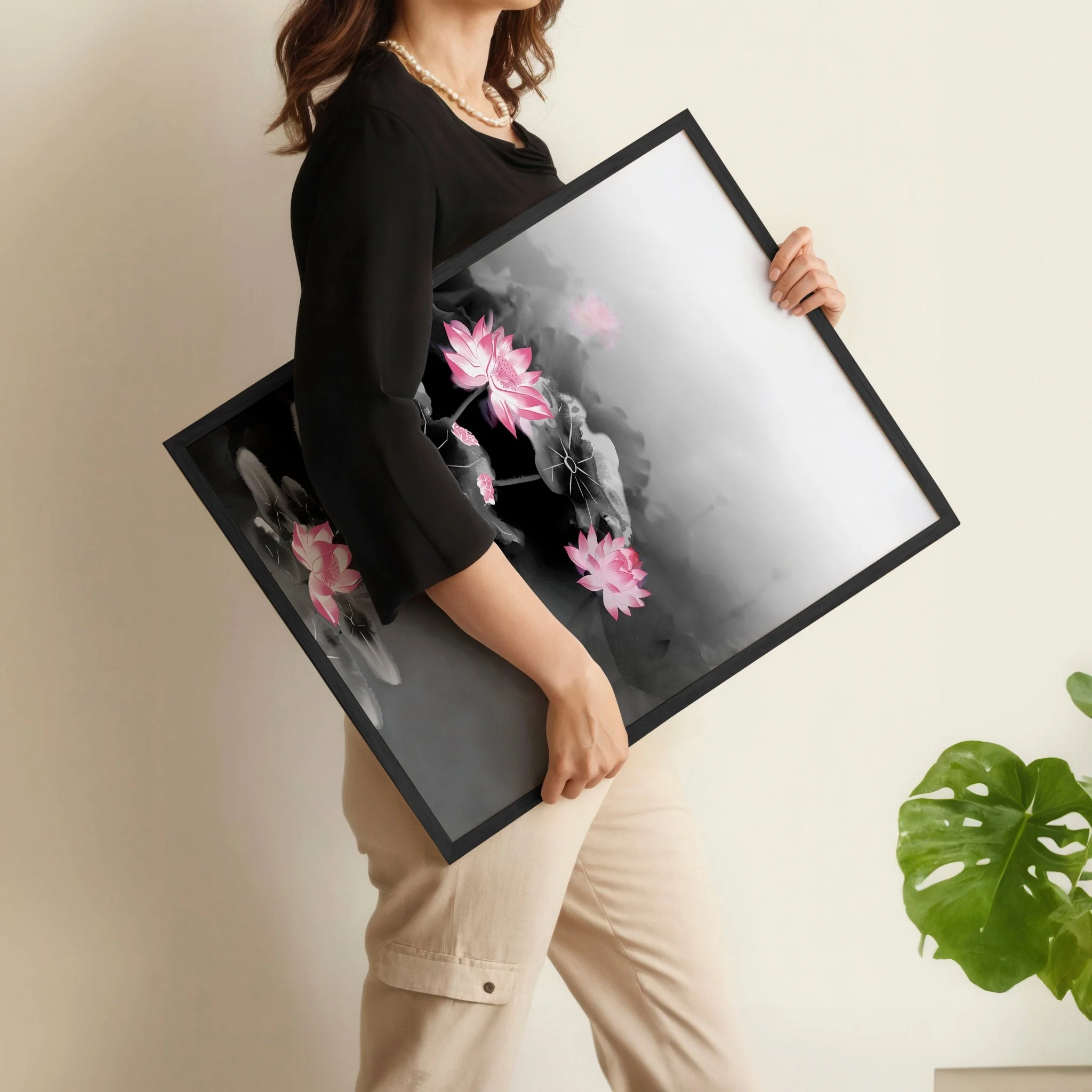 Framed Prints Wall | Set of 3 Asian Inspired Wall art Prints - Image 8